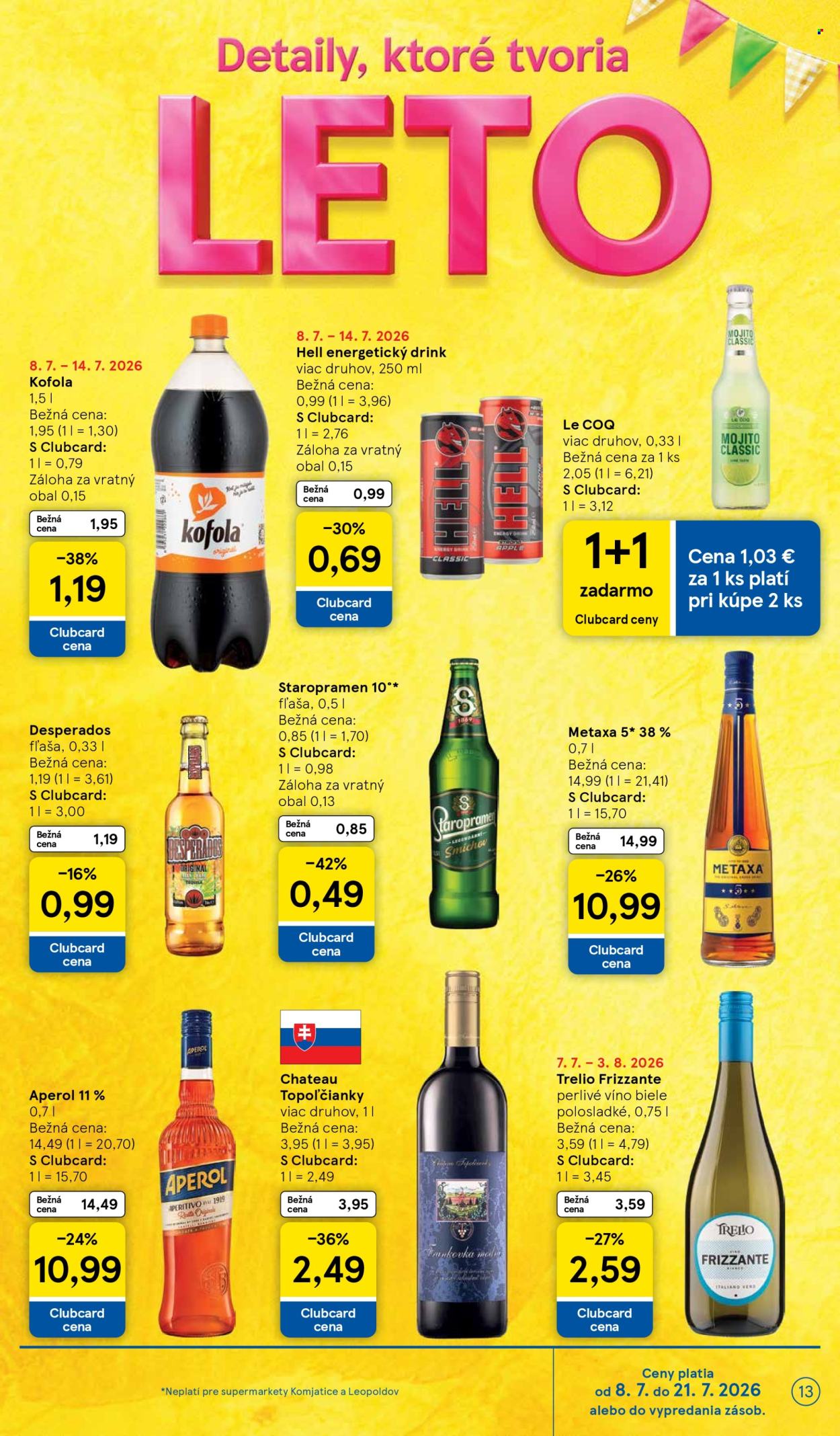 Leták TESCO supermarket - 8.7.2026 - 14.7.2026. Strana 13