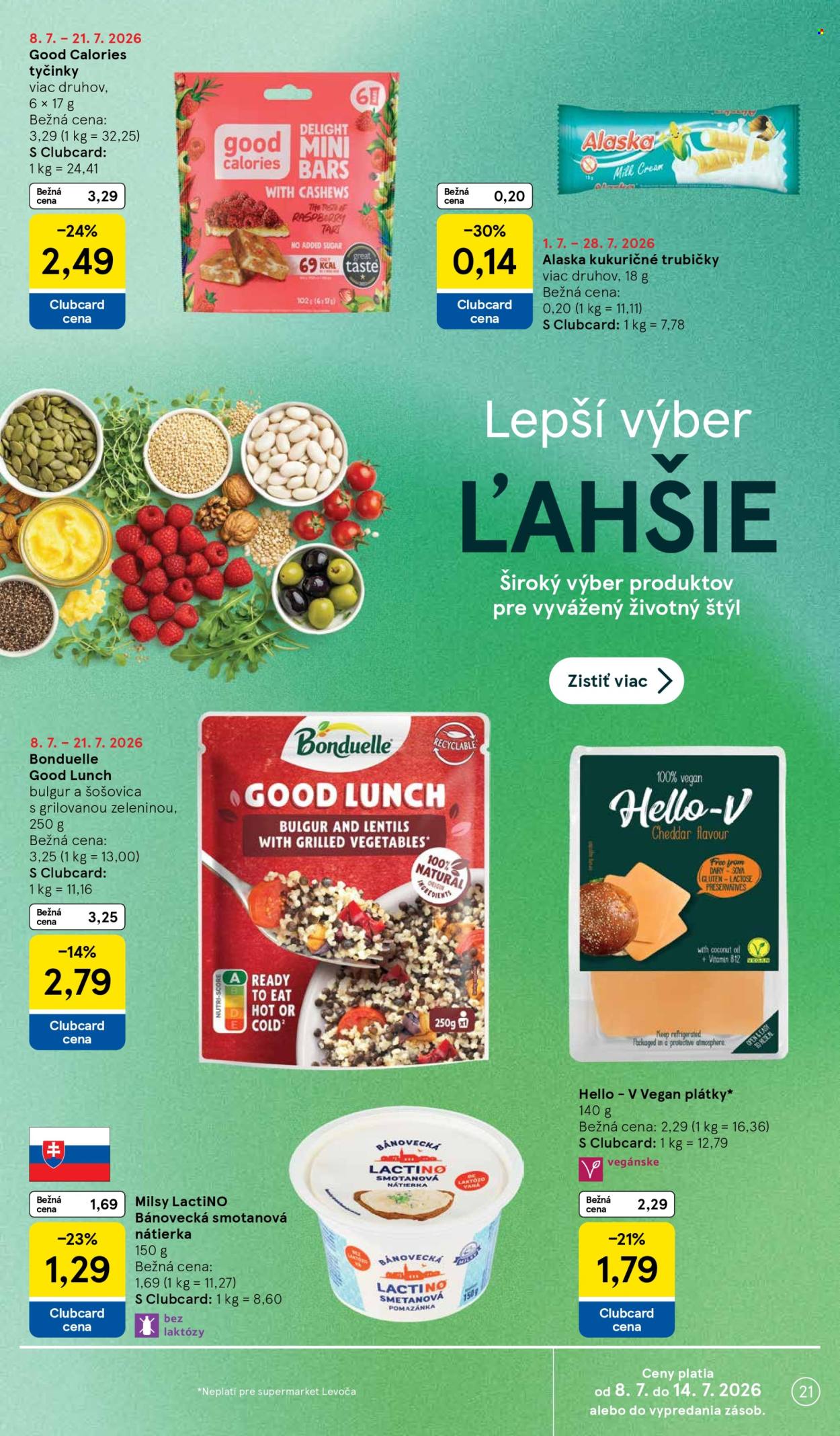Leták TESCO supermarket - 8.7.2026 - 14.7.2026. Strana 21