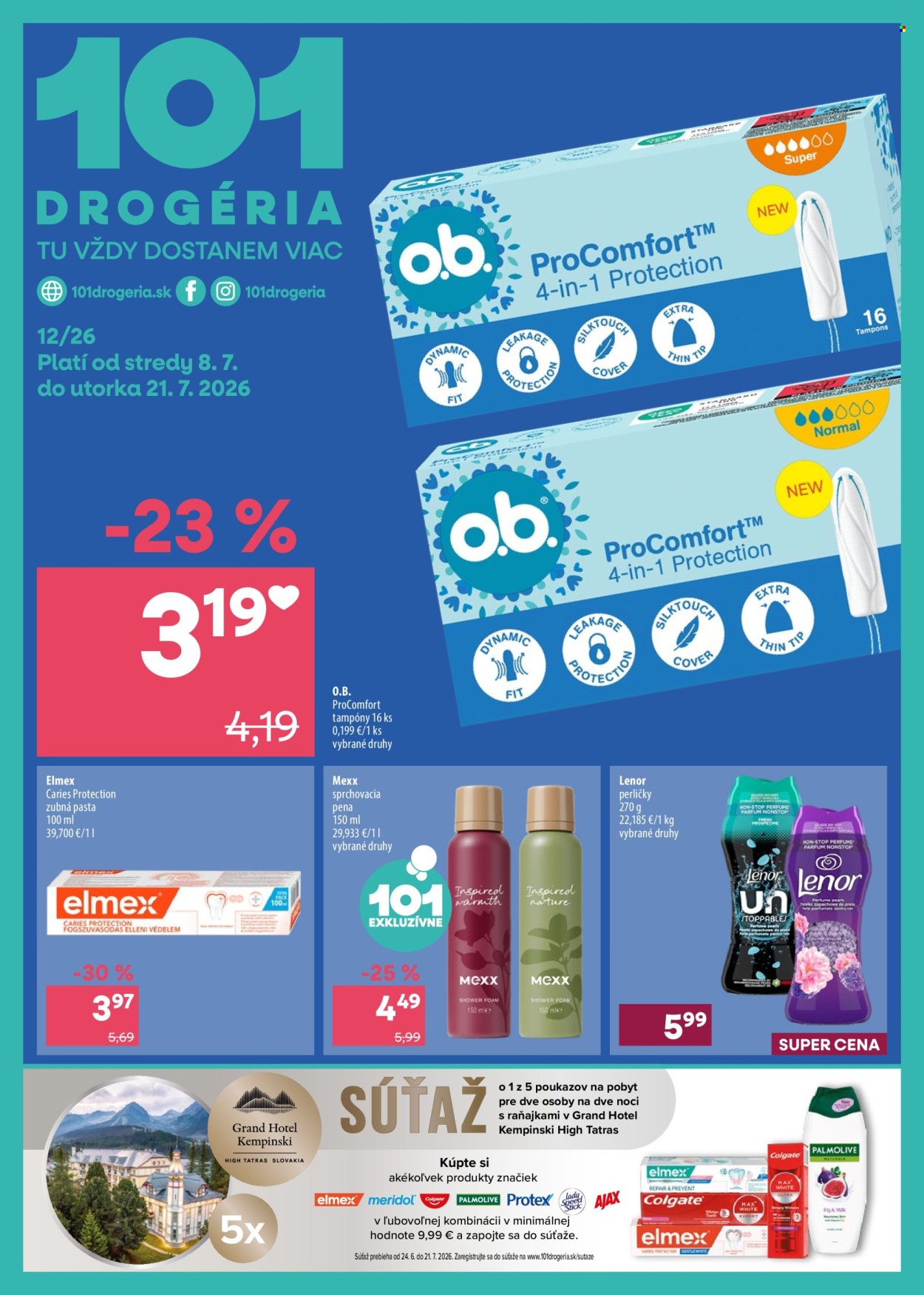 Leták 101 Drogerie - 8.7.2026 - 21.7.2026. Strana 1