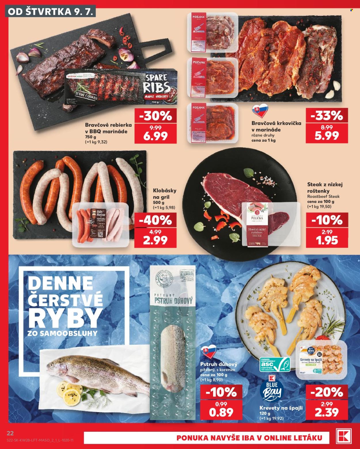 Leták Kaufland - 9.7.2026 - 15.7.2026. Strana 22