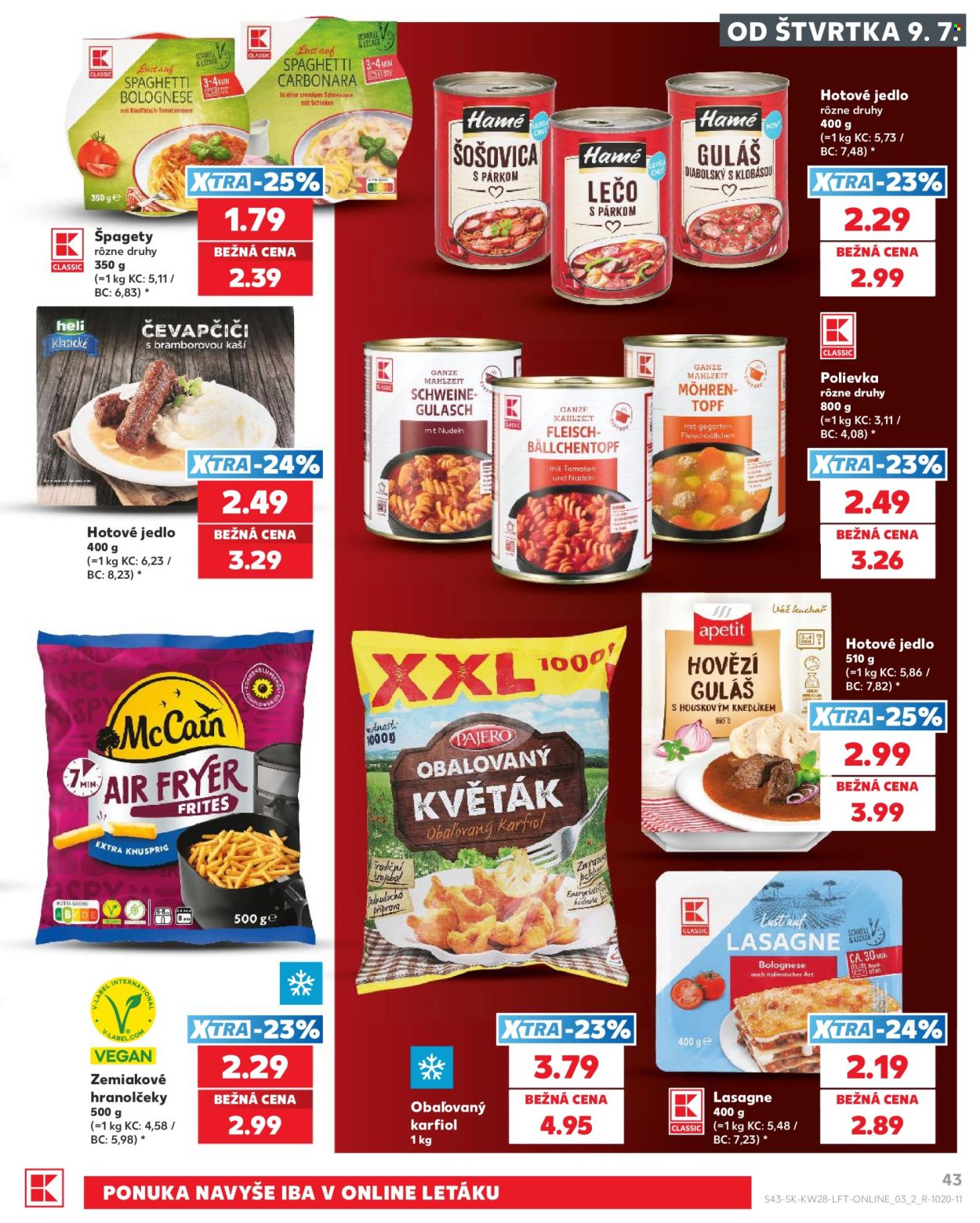 Leták Kaufland - 9.7.2026 - 15.7.2026. Strana 43