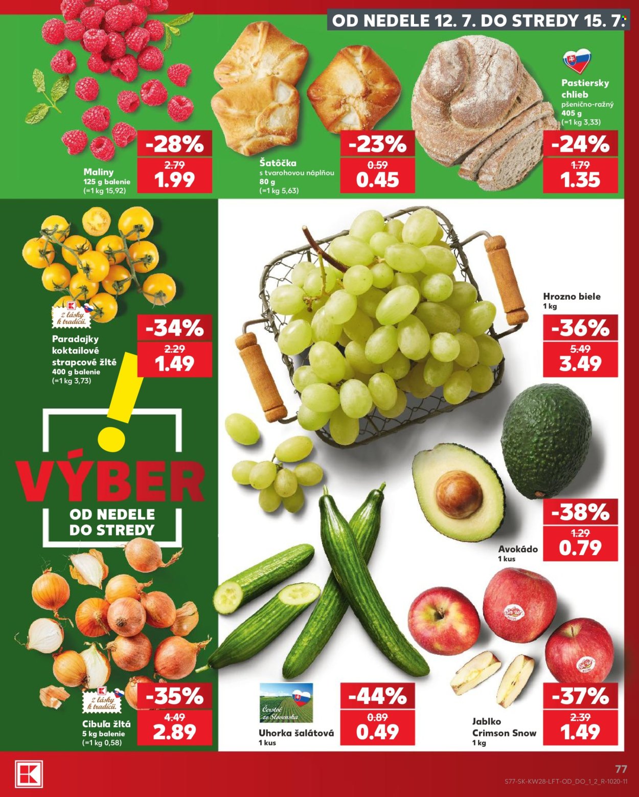 Leták Kaufland - 9.7.2026 - 15.7.2026. Strana 77