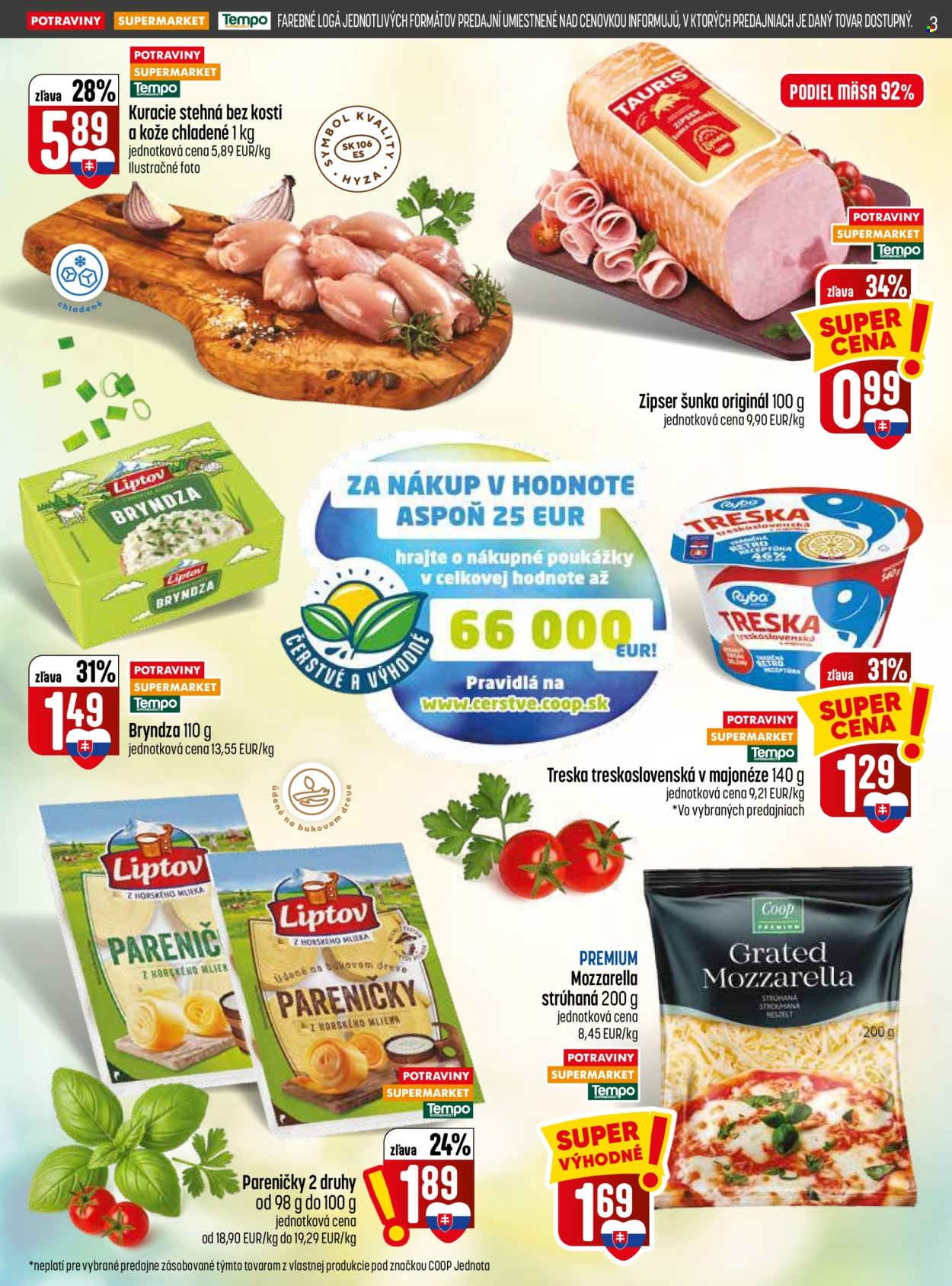 Leták COOP Jednota - 9.7.2026 - 15.7.2026. Strana 3