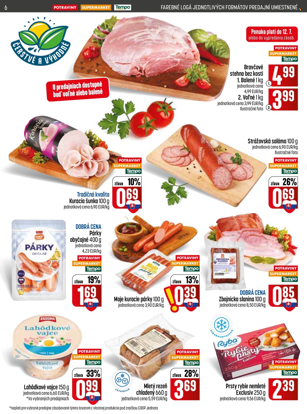 Leták COOP Jednota - 9.7.2026 - 15.7.2026. Strana 6
