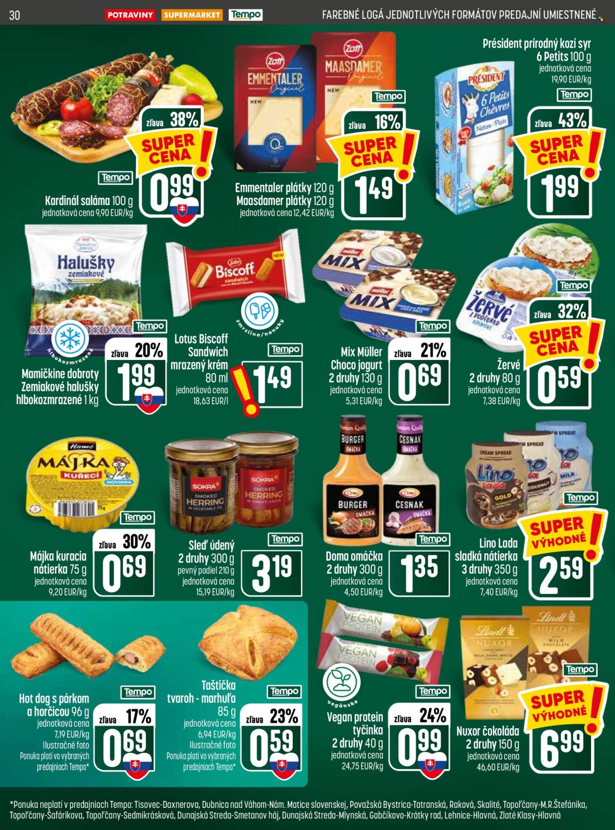 Leták COOP Jednota - 9.7.2026 - 15.7.2026. Strana 30