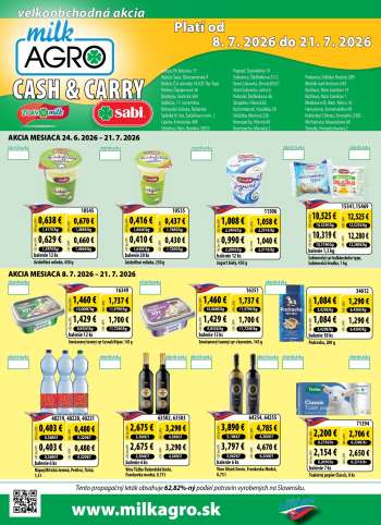Leták Milk AGRO - 8.7.2026 - 21.7.2026.