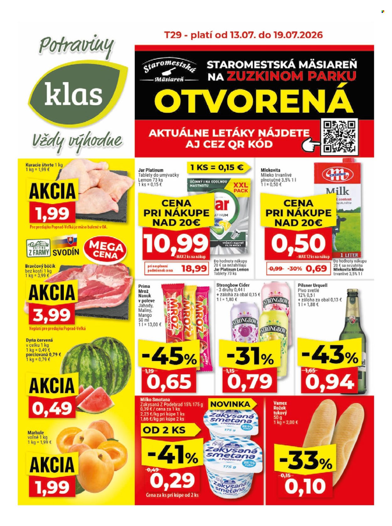 Leták Klas - 13.7.2026 - 19.7.2026. Strana 1
