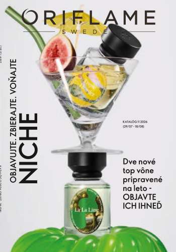 Leták Oriflame - 29.7.2026 - 18.8.2026.