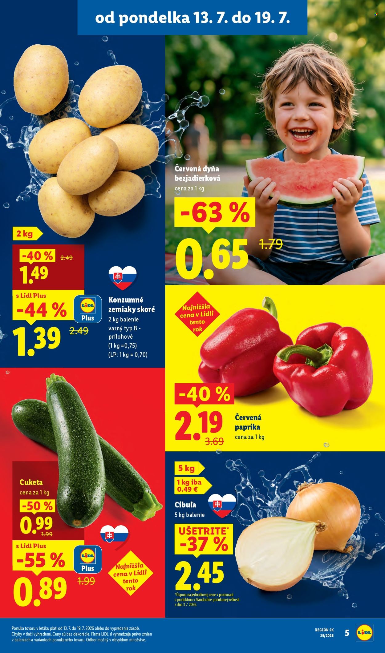 Leták Lidl - 13.7.2026 - 19.7.2026. Strana 9