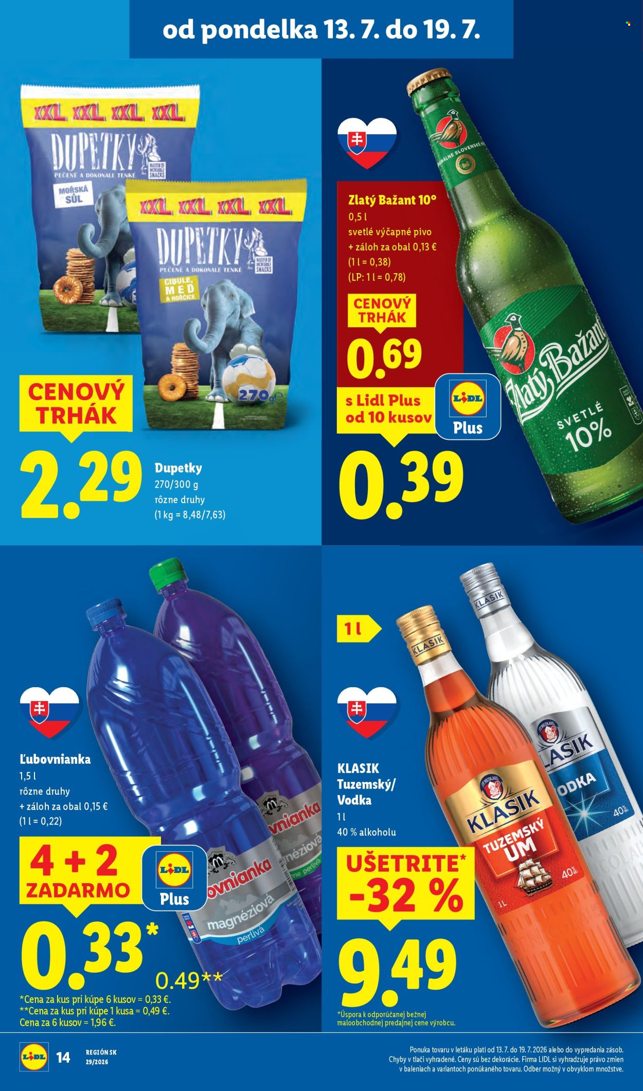 Leták Lidl - 13.7.2026 - 19.7.2026. Strana 18