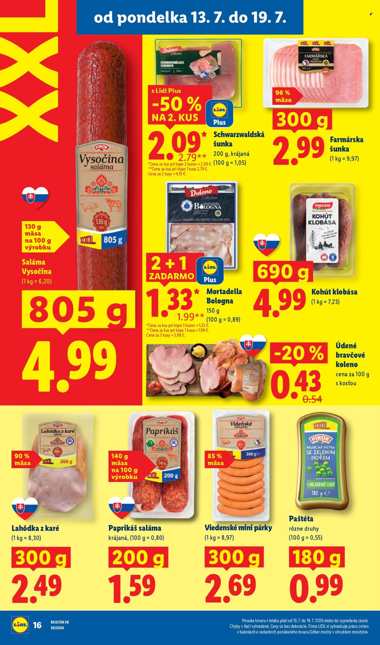 Leták Lidl - 13.7.2026 - 19.7.2026. Strana 20