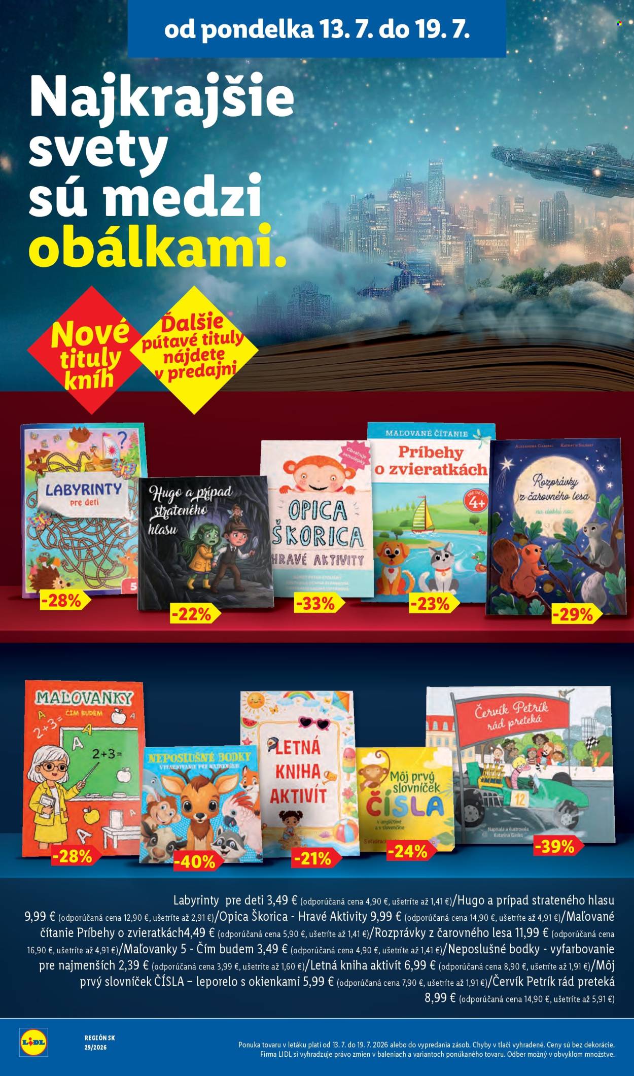 Leták Lidl - 13.7.2026 - 19.7.2026. Strana 38