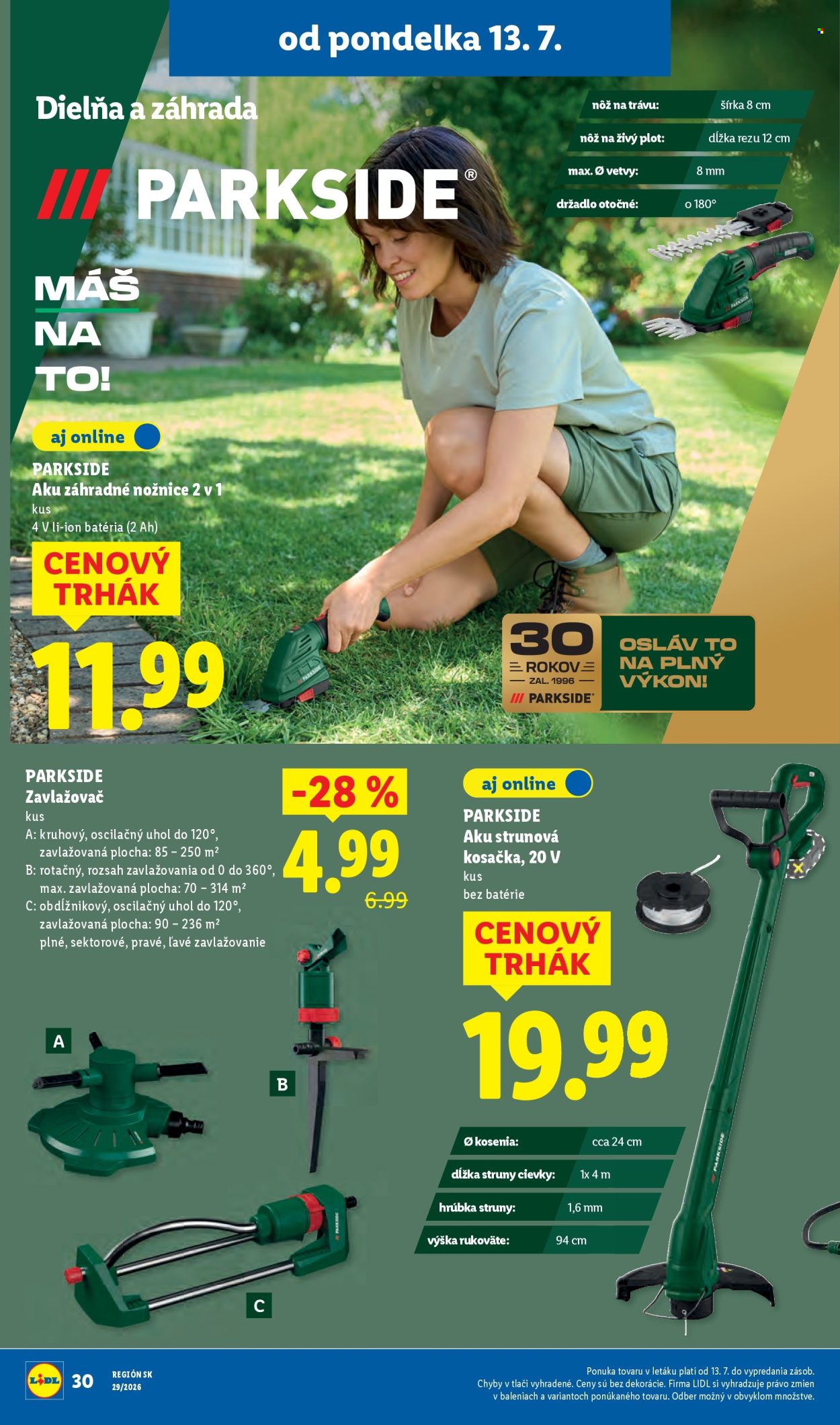 Leták Lidl - 13.7.2026 - 19.7.2026. Strana 40