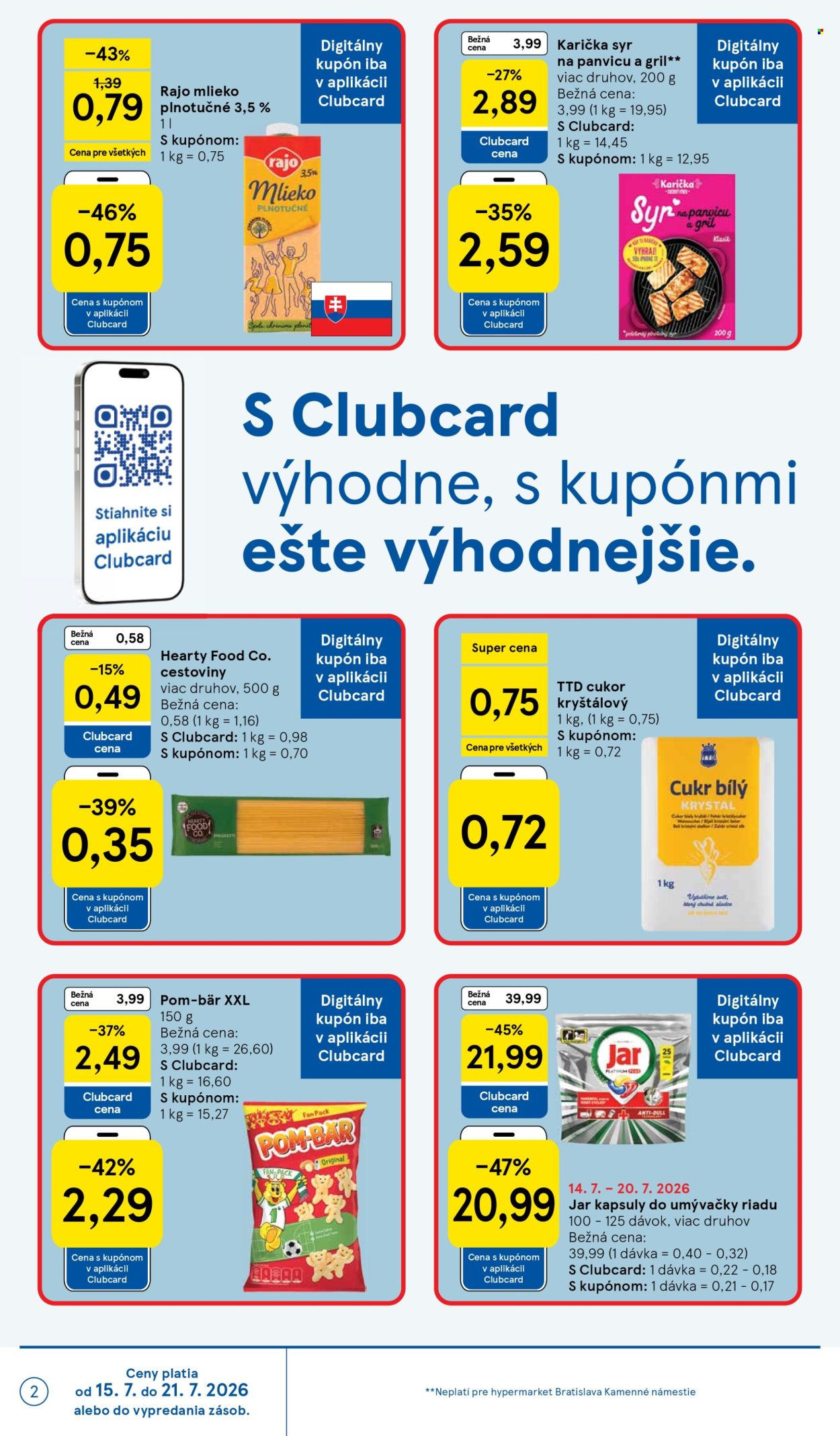Leták TESCO - 15.7.2026 - 21.7.2026. Strana 2