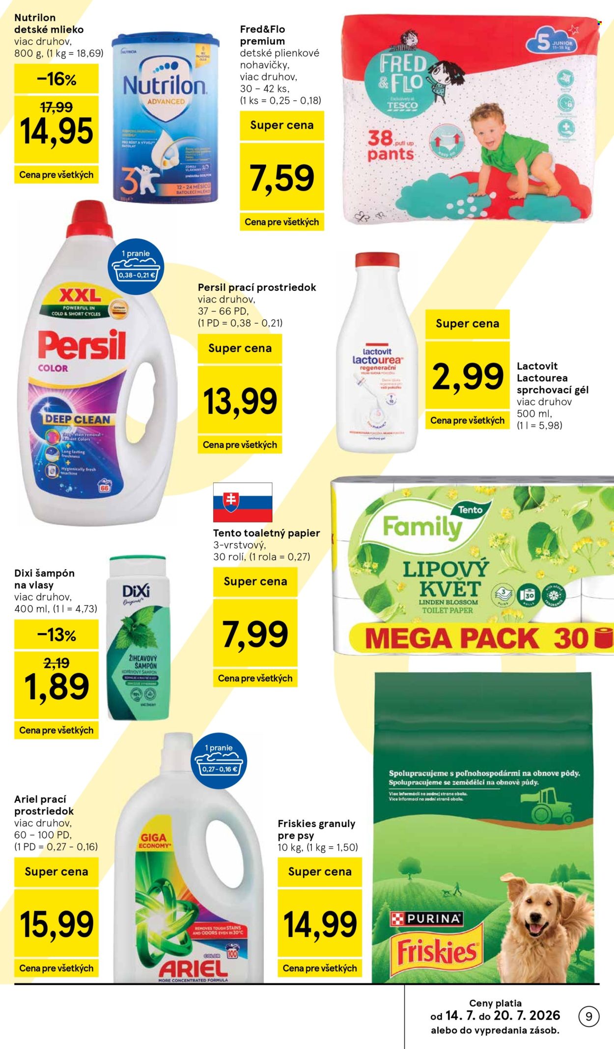 Leták TESCO - 15.7.2026 - 21.7.2026. Strana 9