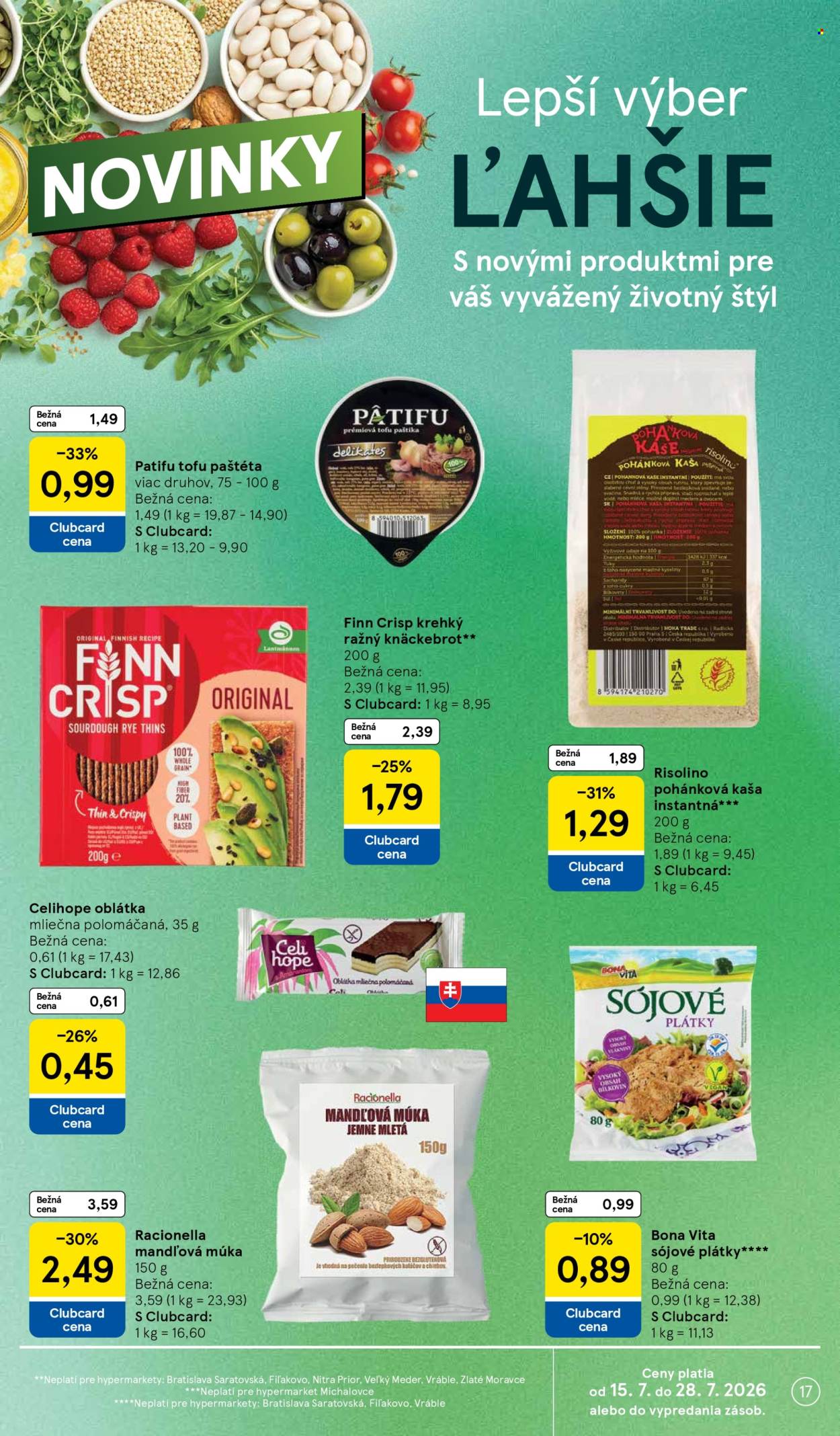 Leták TESCO - 15.7.2026 - 21.7.2026. Strana 17