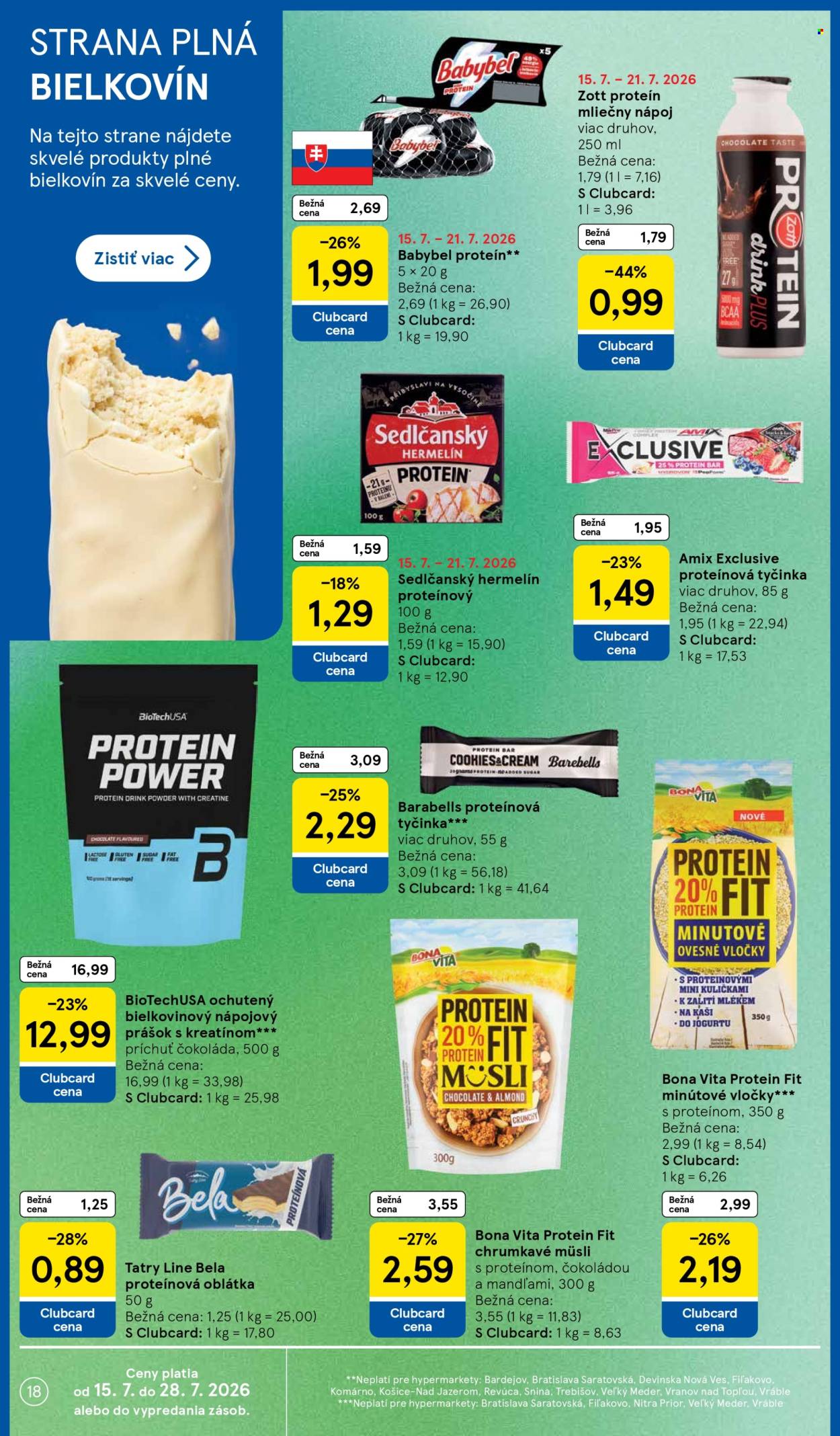 Leták TESCO - 15.7.2026 - 21.7.2026. Strana 18