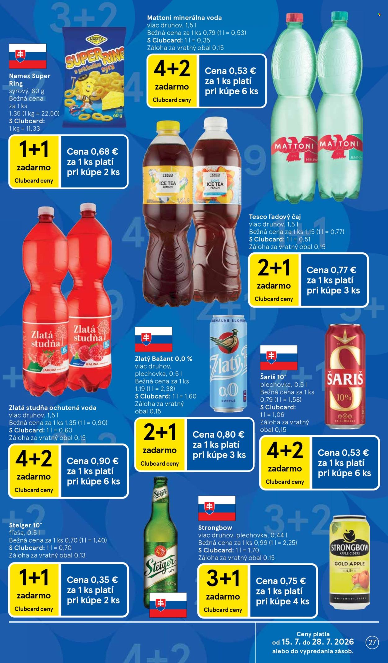 Leták TESCO - 15.7.2026 - 21.7.2026. Strana 27