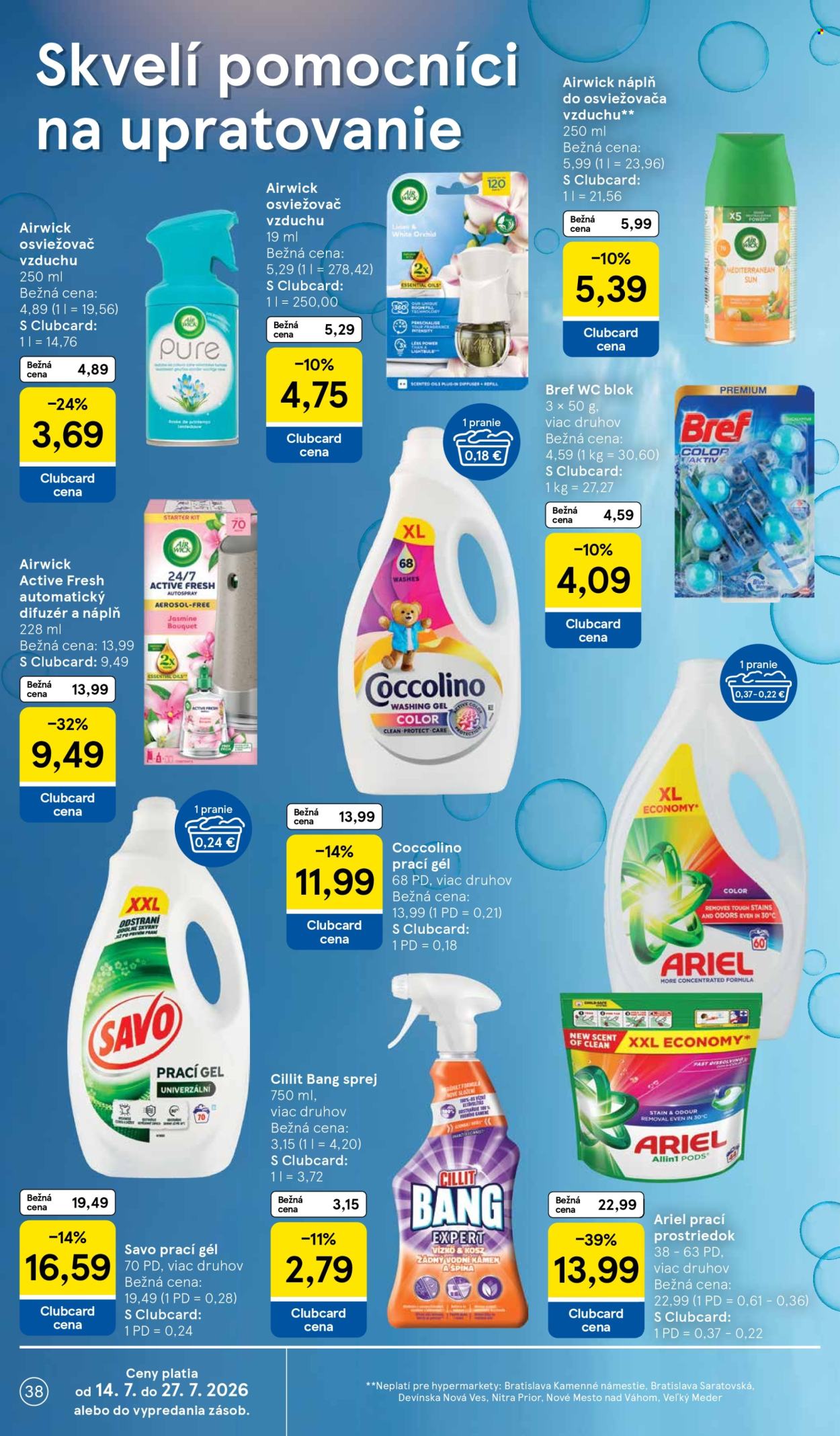 Leták TESCO - 15.7.2026 - 21.7.2026. Strana 38