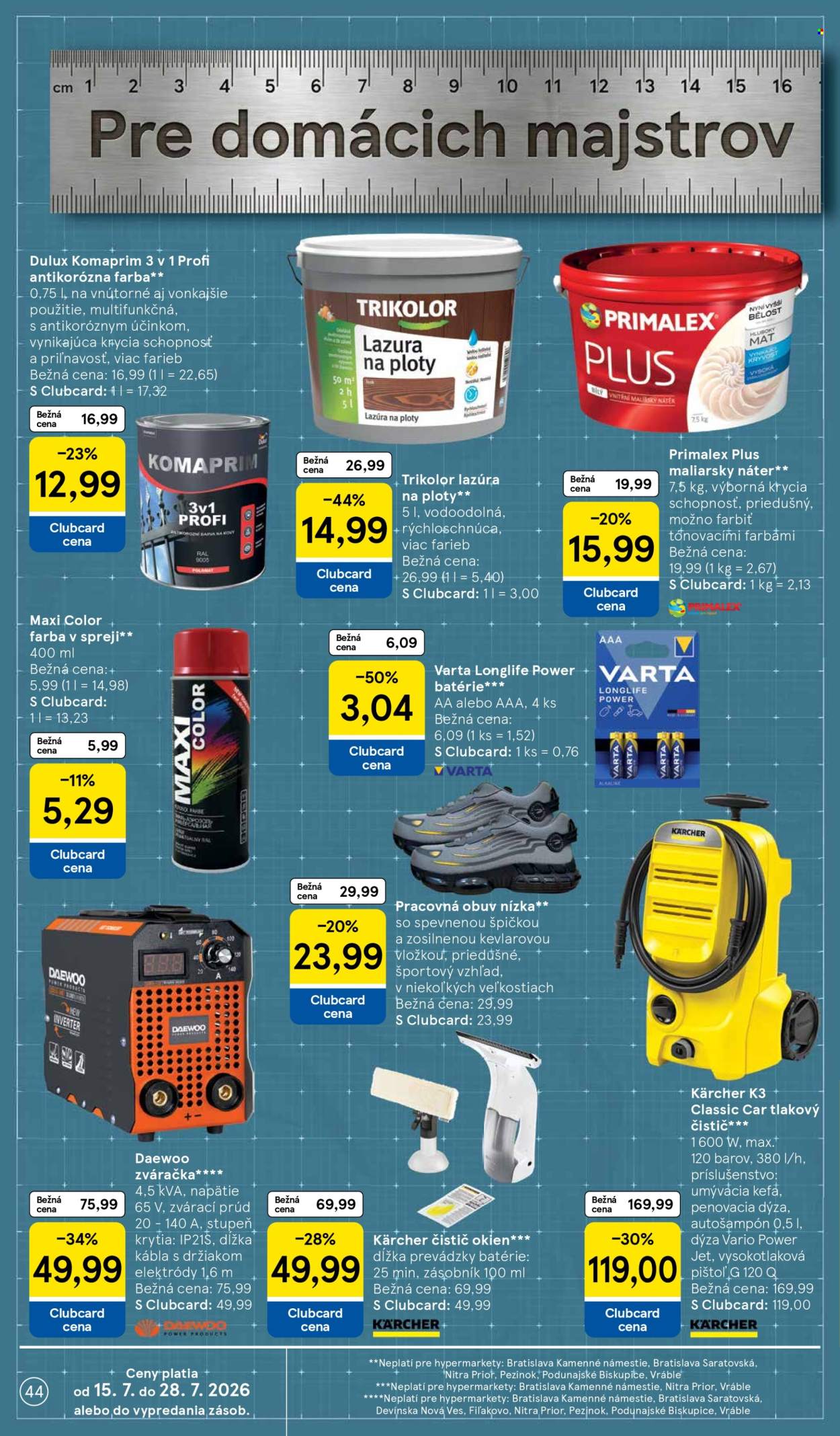 Leták TESCO - 15.7.2026 - 21.7.2026. Strana 44