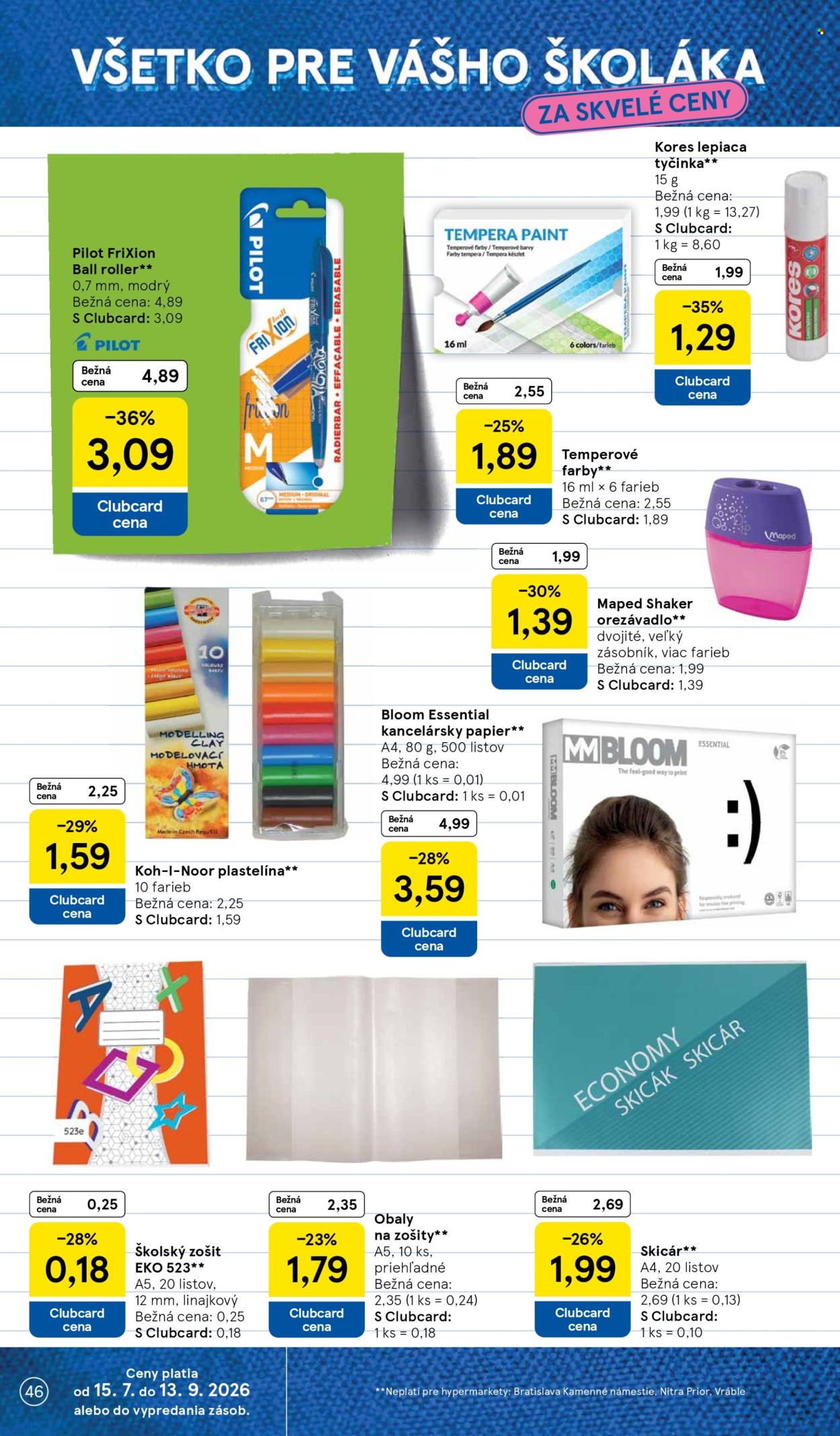 Leták TESCO - 15.7.2026 - 21.7.2026. Strana 46