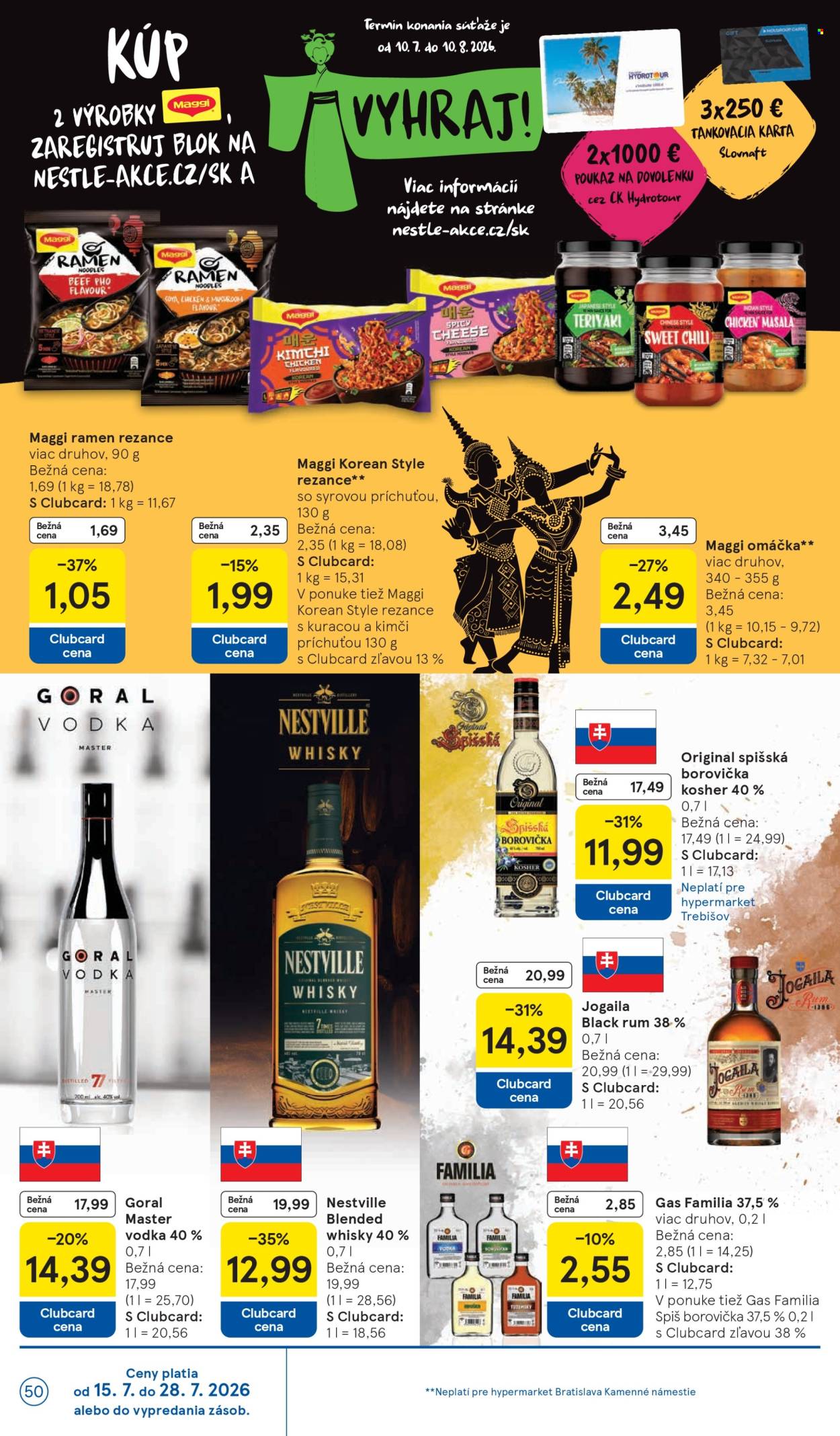 Leták TESCO - 15.7.2026 - 21.7.2026. Strana 50