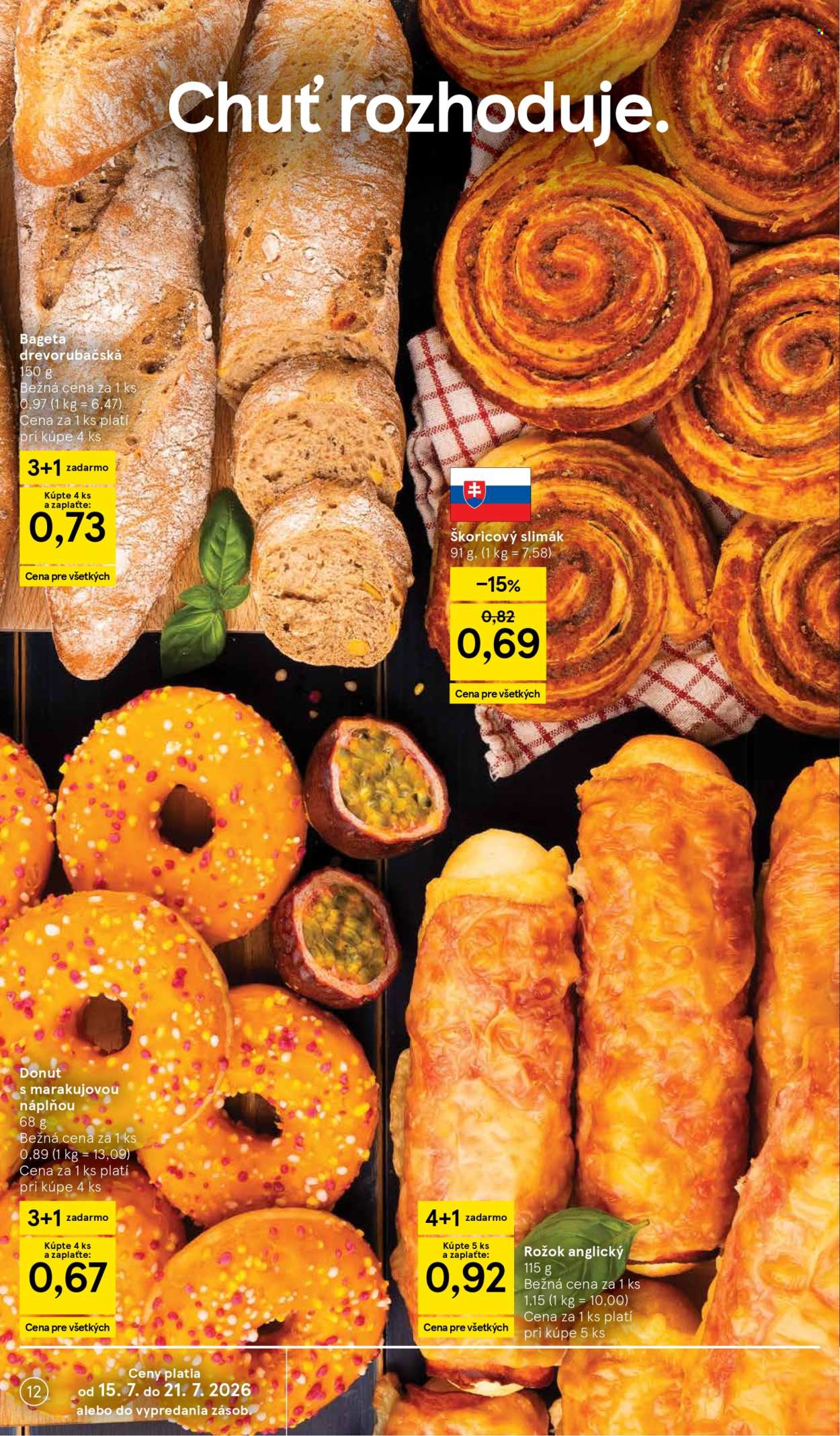 Leták TESCO supermarket - 15.7.2026 - 21.7.2026. Strana 12