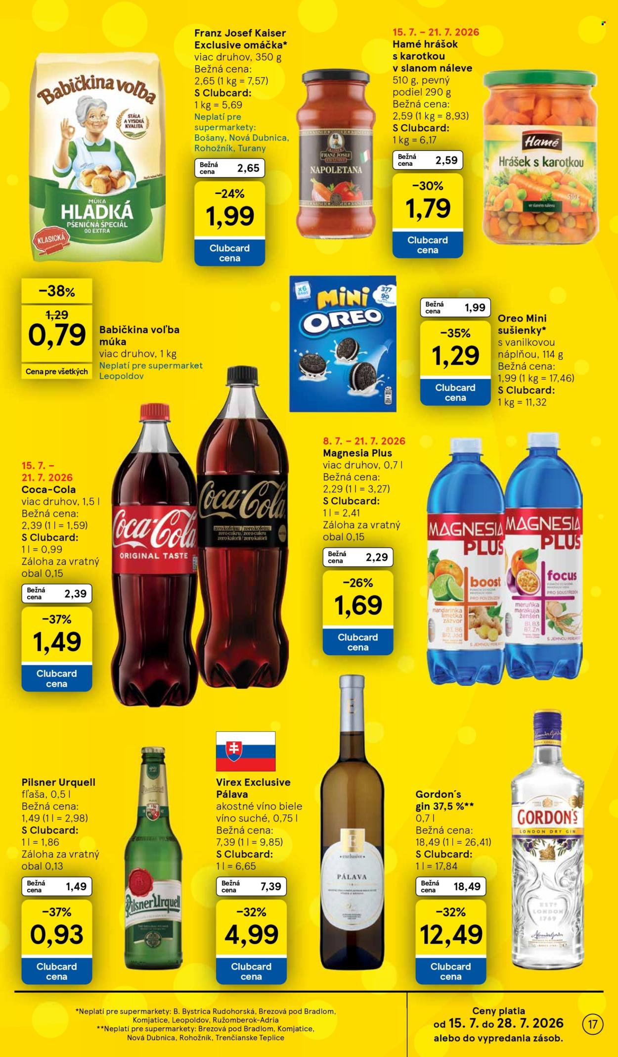 Leták TESCO supermarket - 15.7.2026 - 21.7.2026. Strana 17