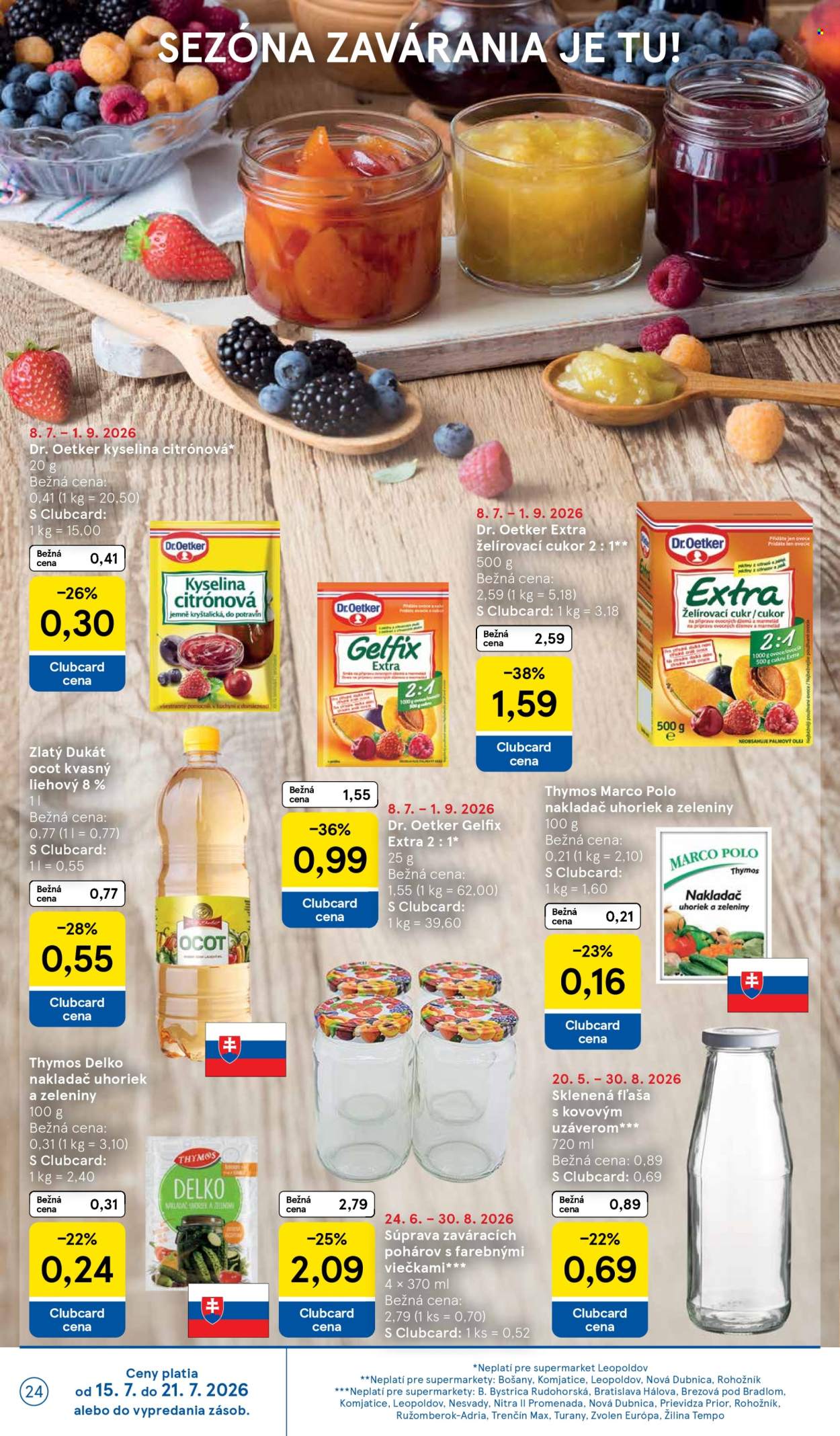 Leták TESCO supermarket - 15.7.2026 - 21.7.2026. Strana 24
