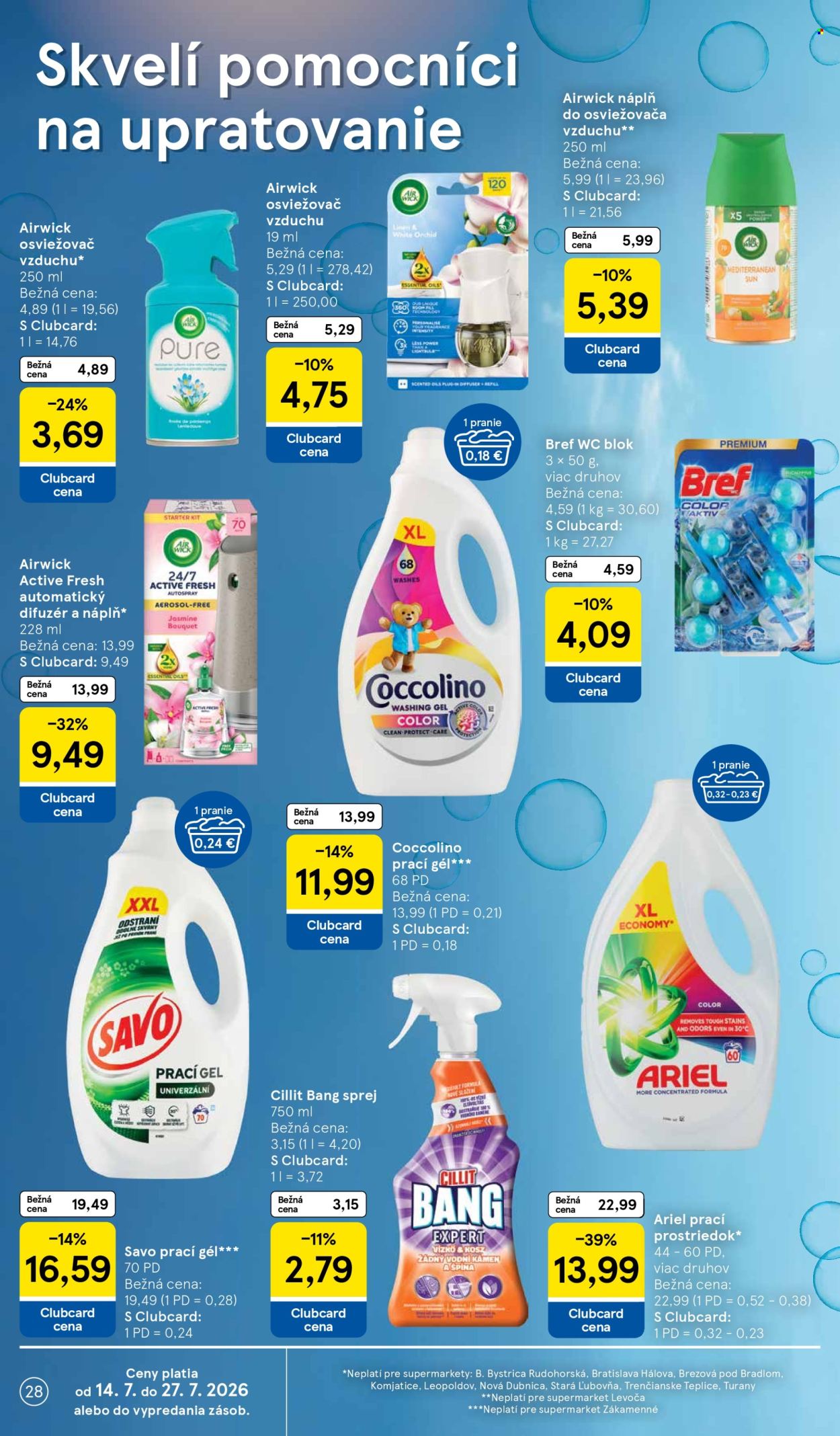 Leták TESCO supermarket - 15.7.2026 - 21.7.2026. Strana 28