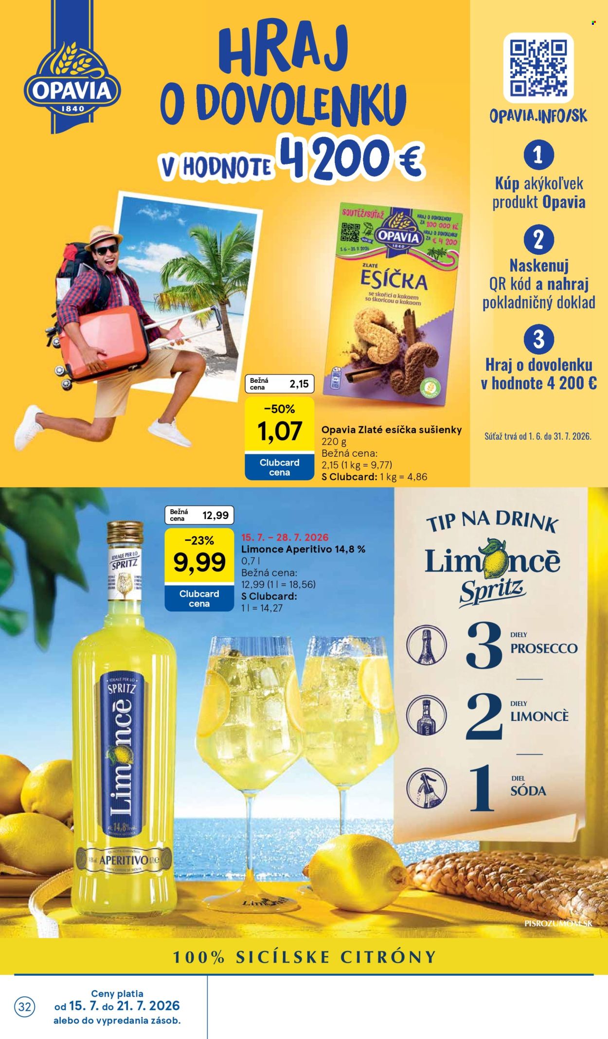 Leták TESCO supermarket - 15.7.2026 - 21.7.2026. Strana 32
