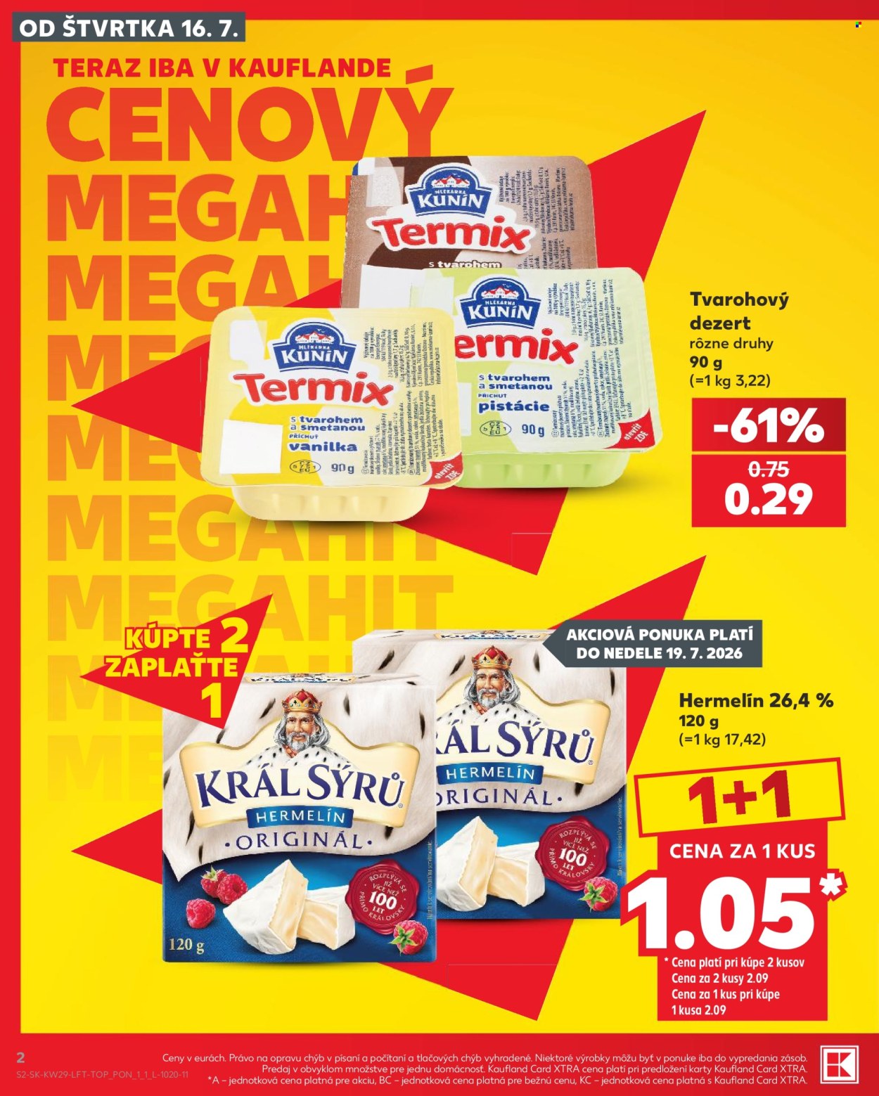 Leták Kaufland - 16.7.2026 - 22.7.2026. Strana 2