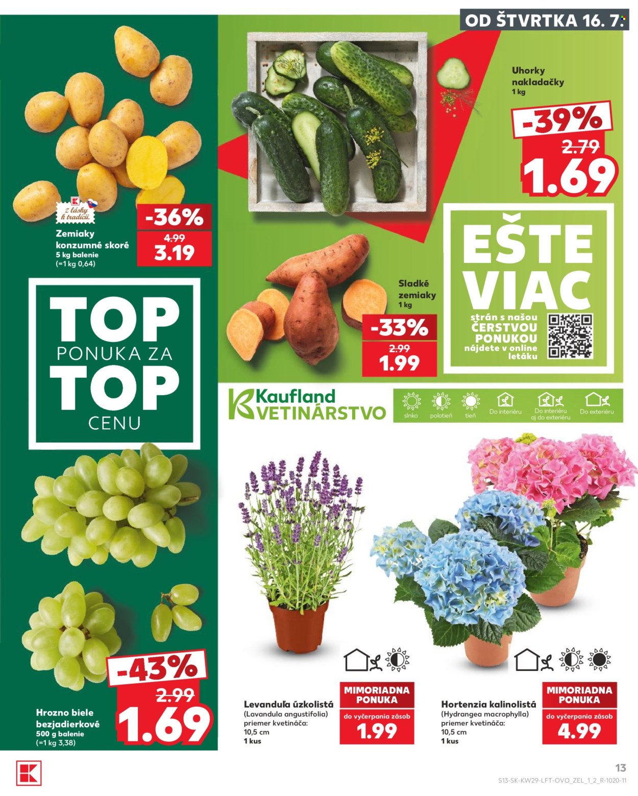 Leták Kaufland - 16.7.2026 - 22.7.2026. Strana 13