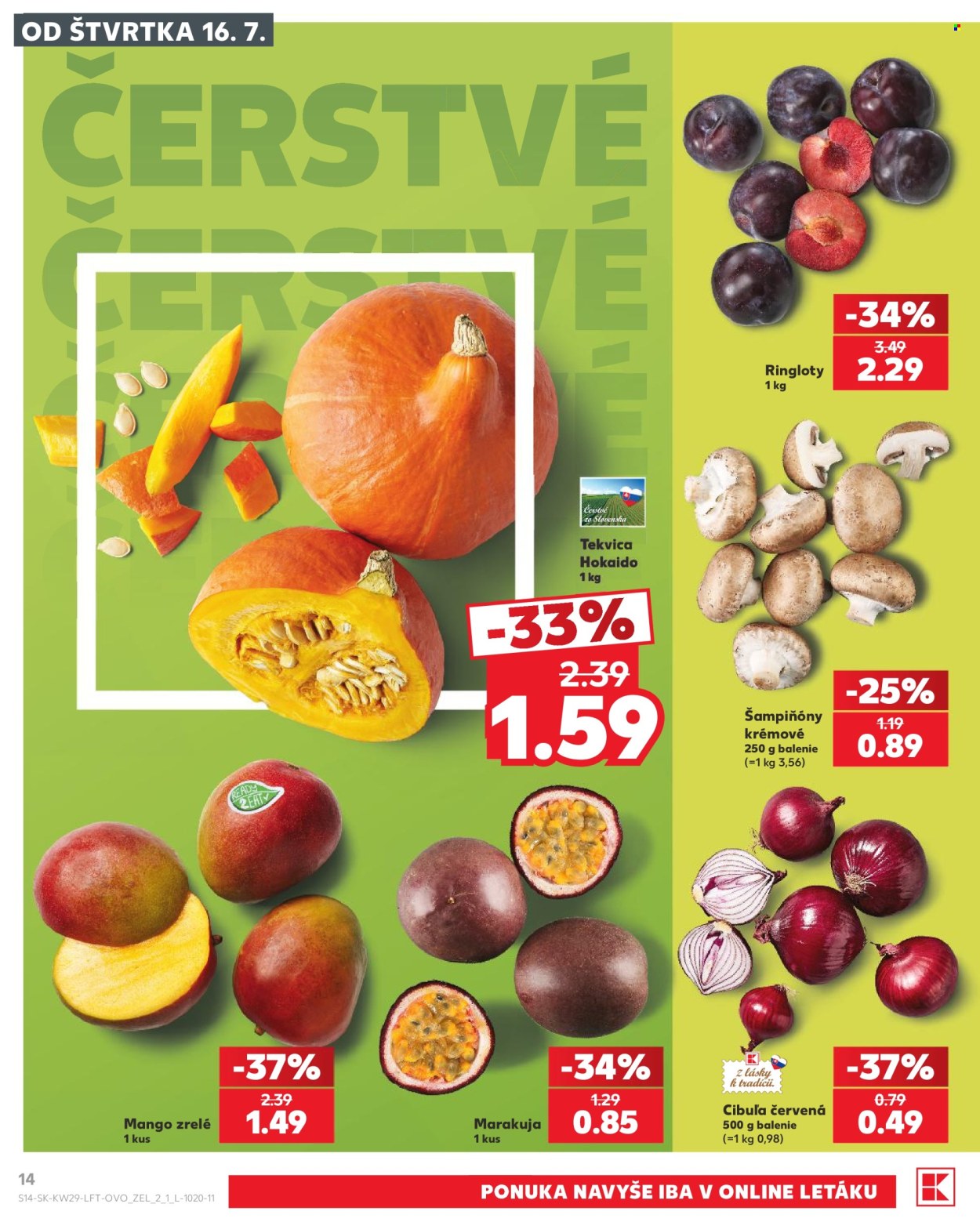 Leták Kaufland - 16.7.2026 - 22.7.2026. Strana 14