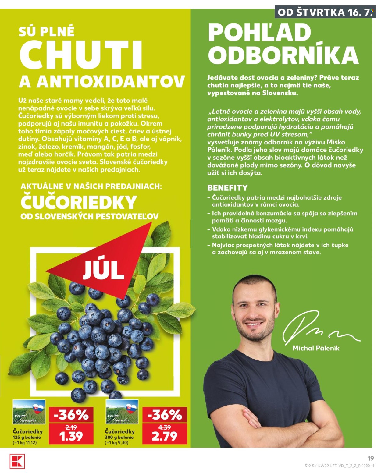 Leták Kaufland - 16.7.2026 - 22.7.2026. Strana 19