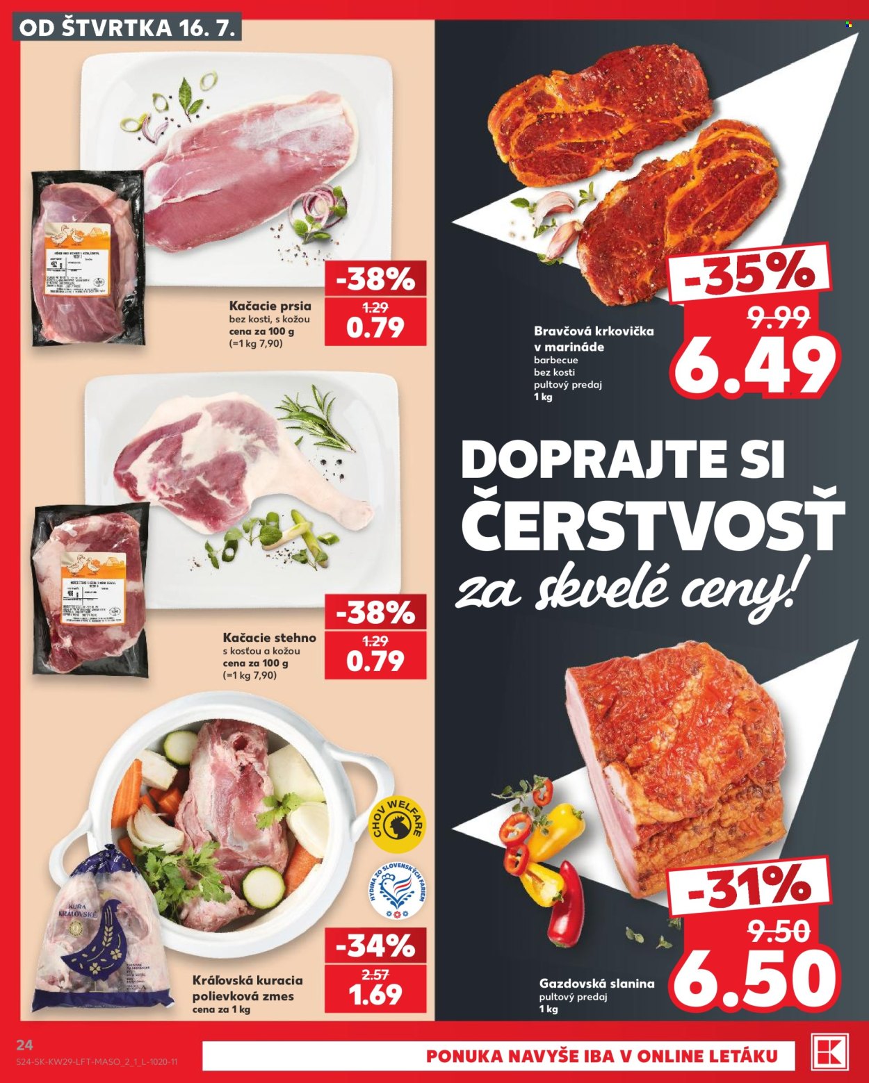 Leták Kaufland - 16.7.2026 - 22.7.2026. Strana 24