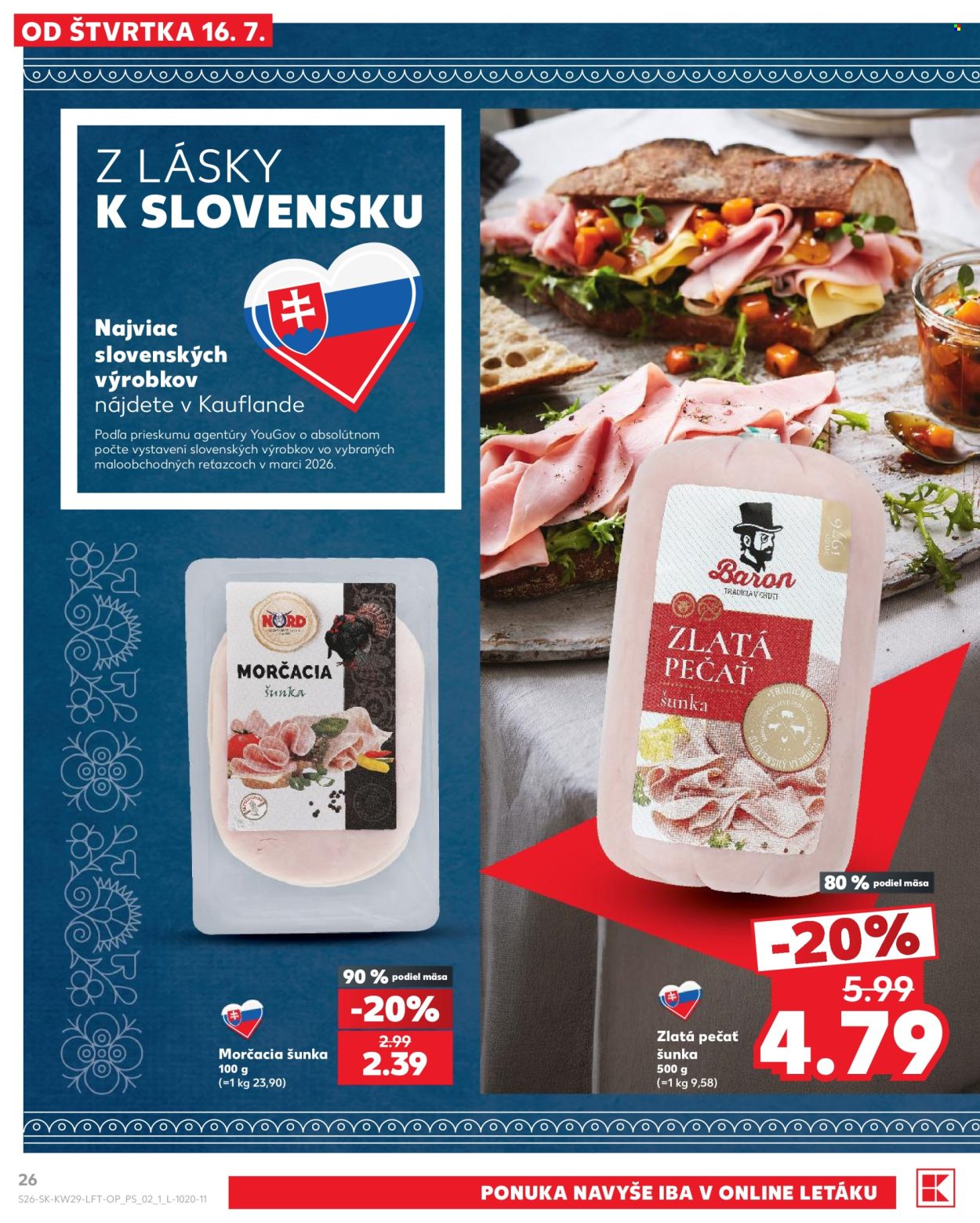 Leták Kaufland - 16.7.2026 - 22.7.2026. Strana 26