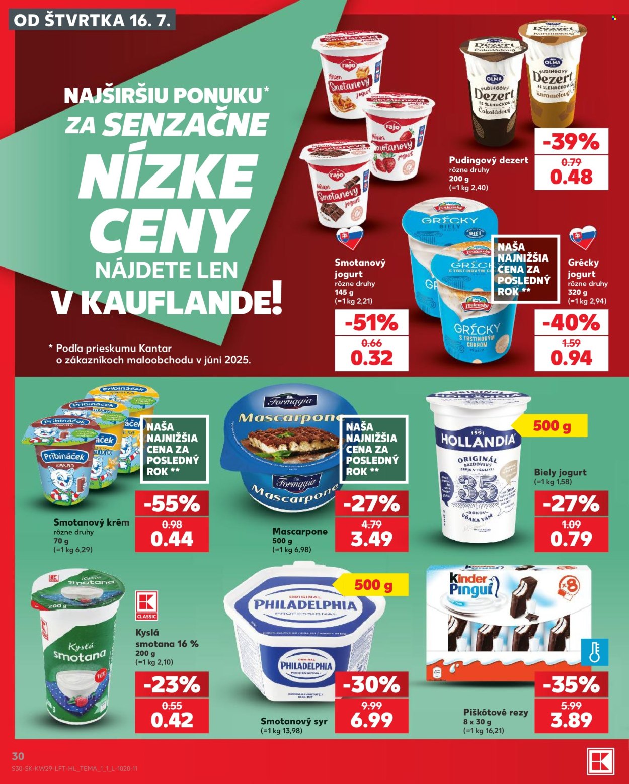 Leták Kaufland - 16.7.2026 - 22.7.2026. Strana 30