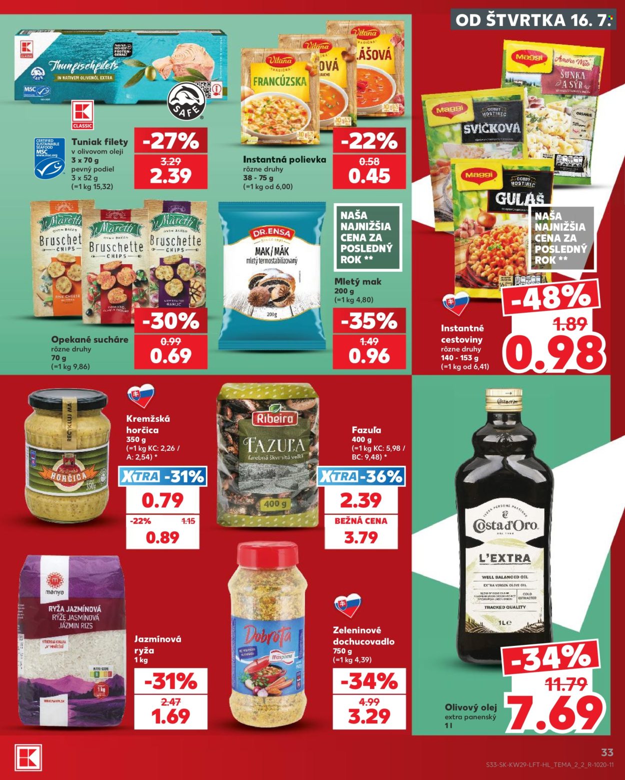 Leták Kaufland - 16.7.2026 - 22.7.2026. Strana 33