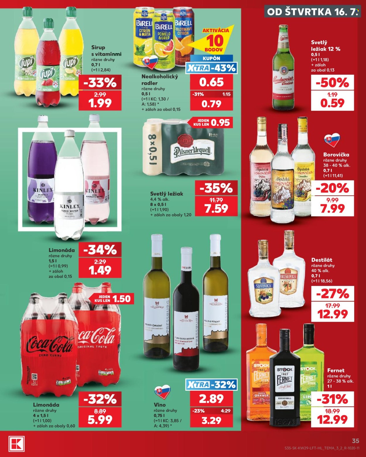 Leták Kaufland - 16.7.2026 - 22.7.2026. Strana 35