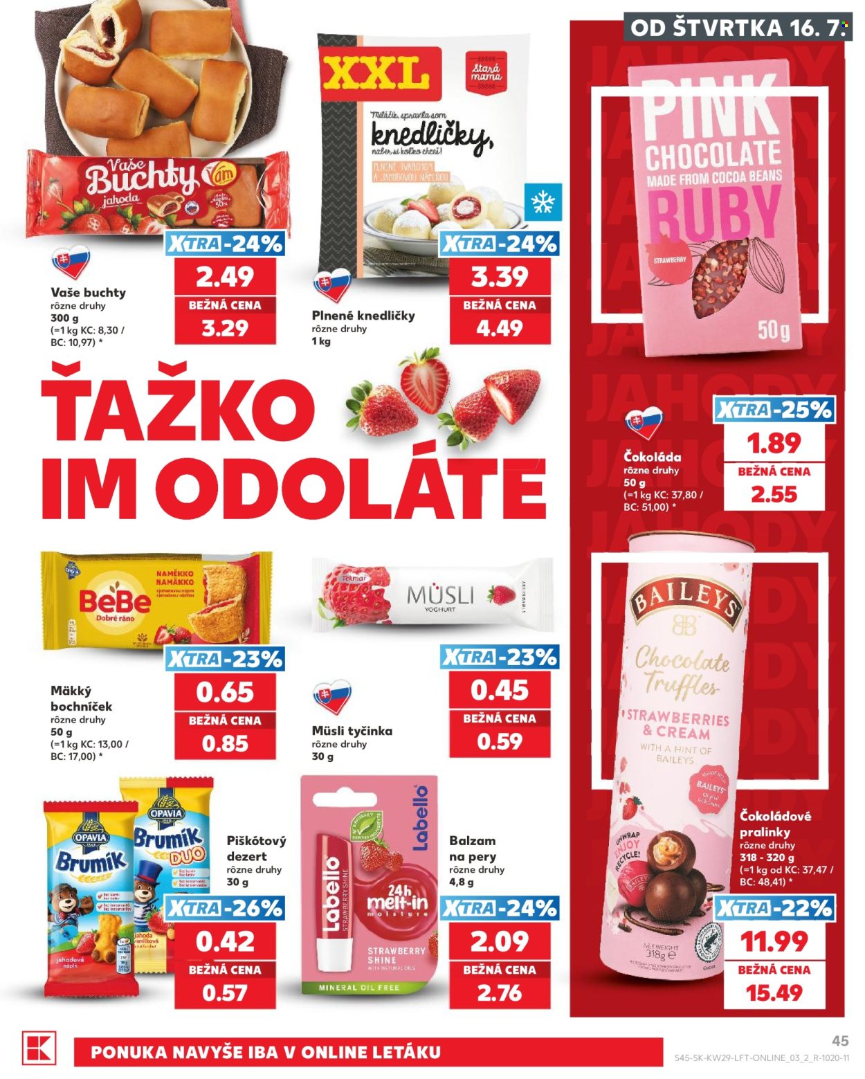 Leták Kaufland - 16.7.2026 - 22.7.2026. Strana 45