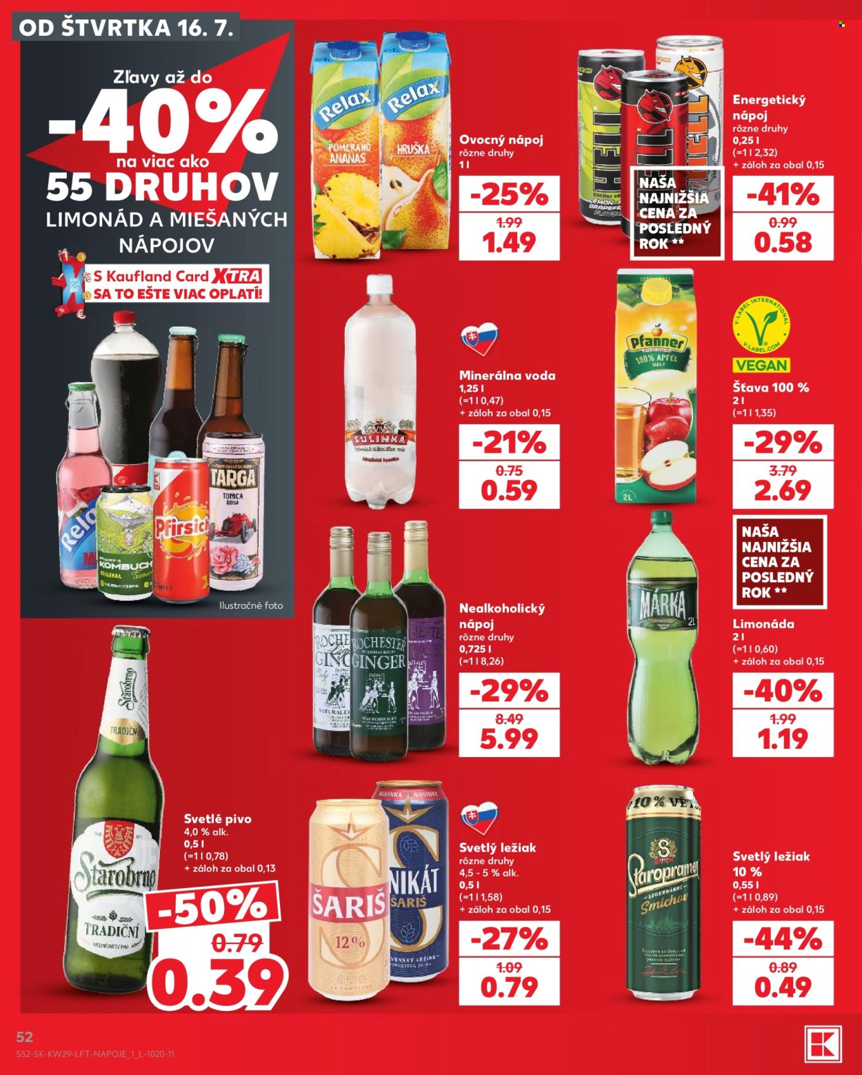 Leták Kaufland - 16.7.2026 - 22.7.2026. Strana 52
