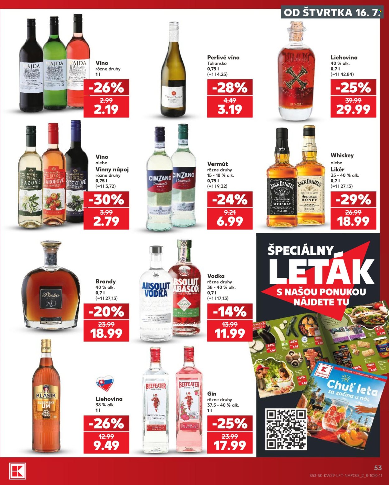 Leták Kaufland - 16.7.2026 - 22.7.2026. Strana 53