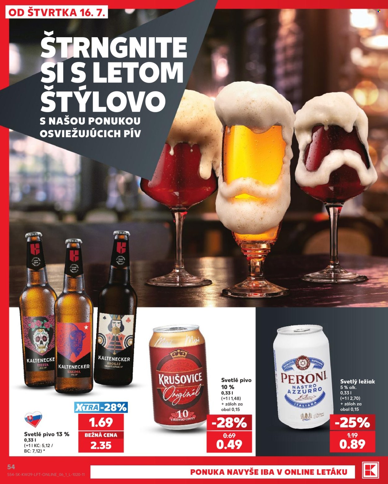 Leták Kaufland - 16.7.2026 - 22.7.2026. Strana 54