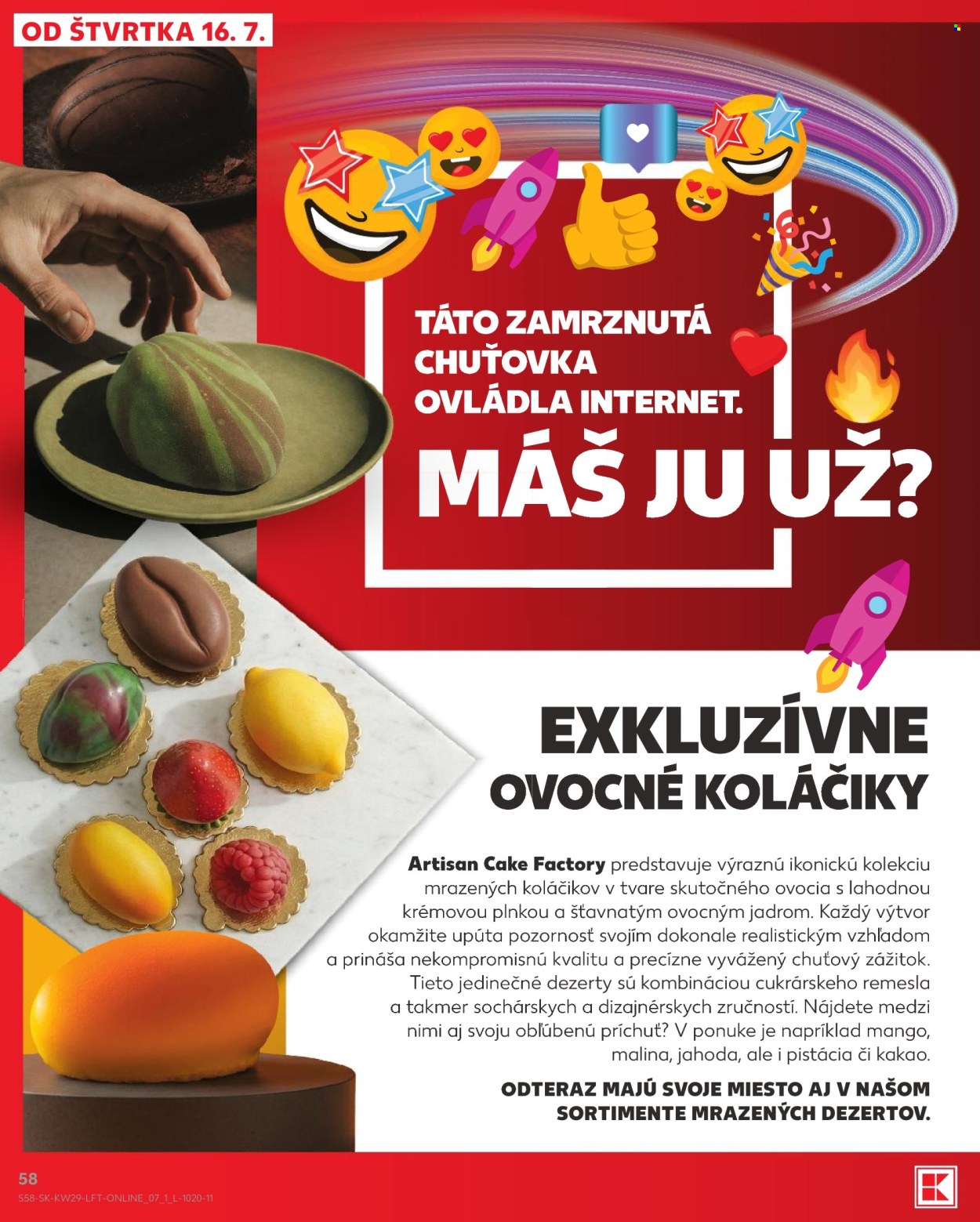 Leták Kaufland - 16.7.2026 - 22.7.2026. Strana 58
