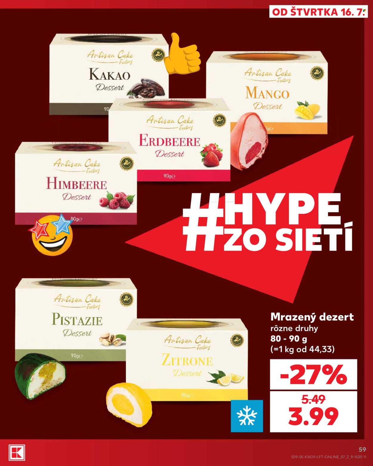 Leták Kaufland - 16.7.2026 - 22.7.2026. Strana 59