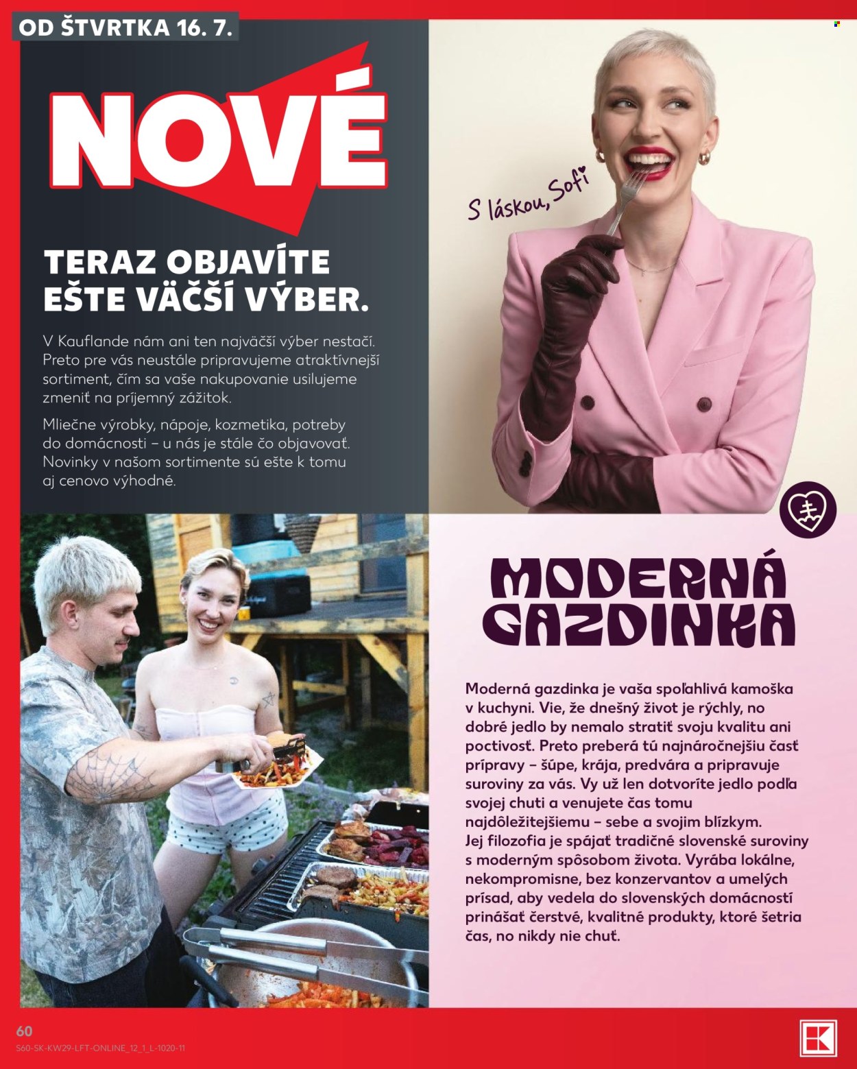 Leták Kaufland - 16.7.2026 - 22.7.2026. Strana 60