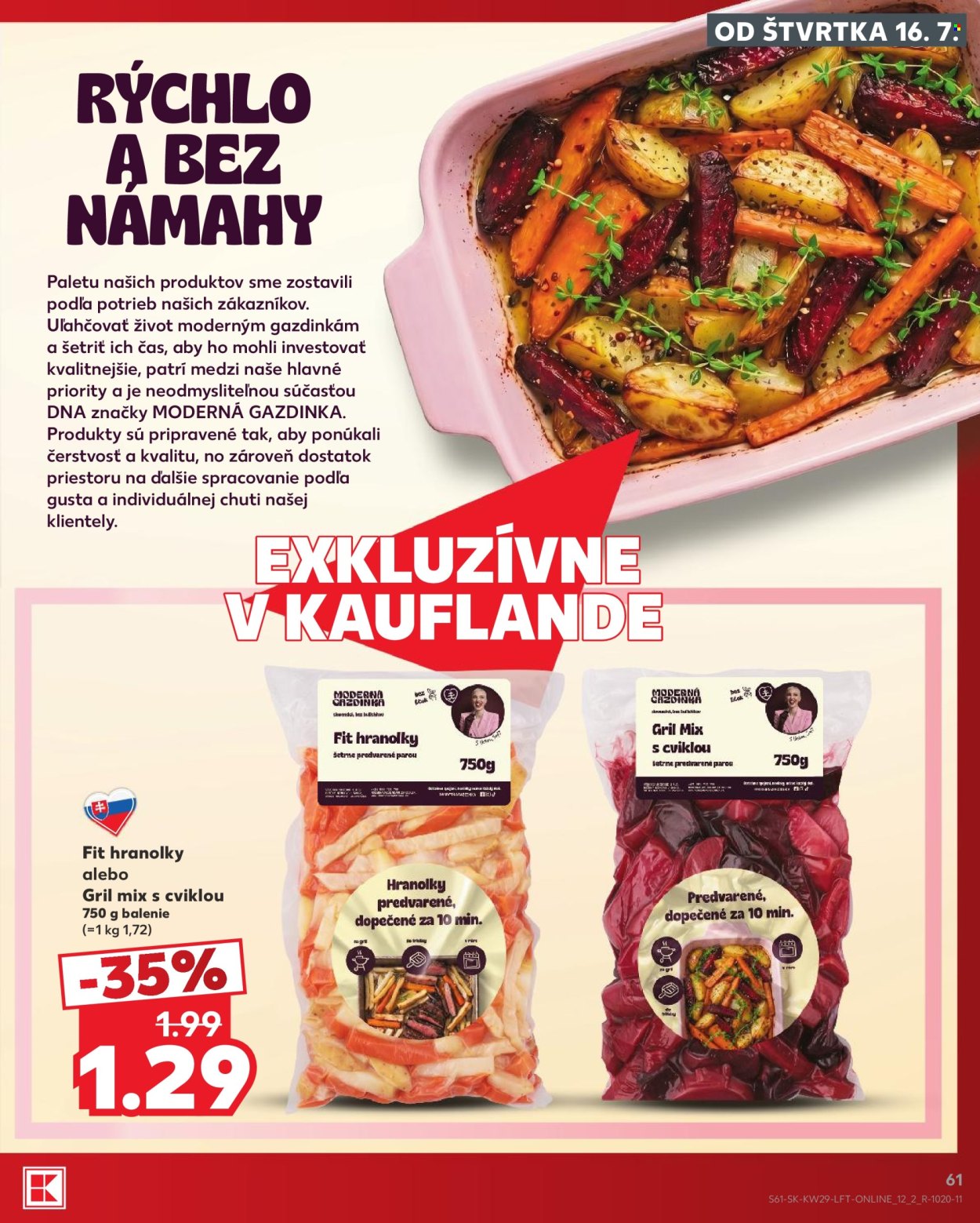 Leták Kaufland - 16.7.2026 - 22.7.2026. Strana 61