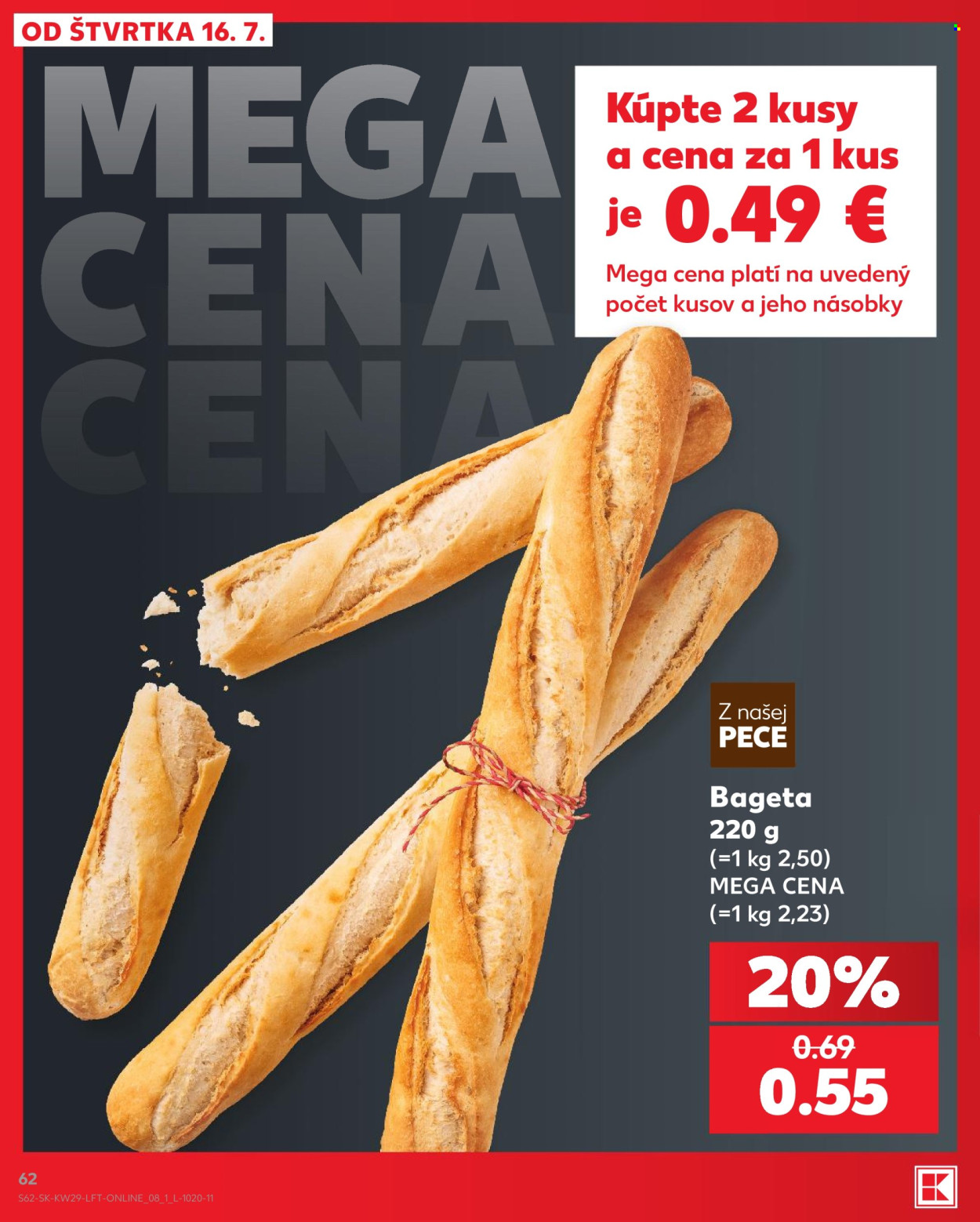 Leták Kaufland - 16.7.2026 - 22.7.2026. Strana 62