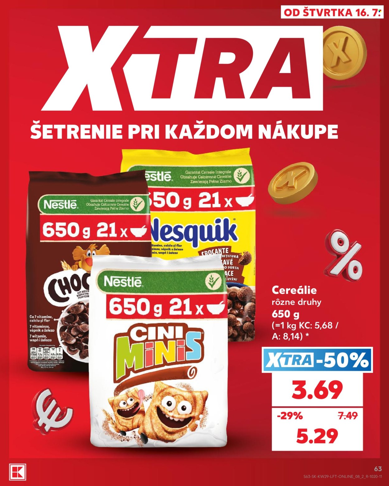 Leták Kaufland - 16.7.2026 - 22.7.2026. Strana 63